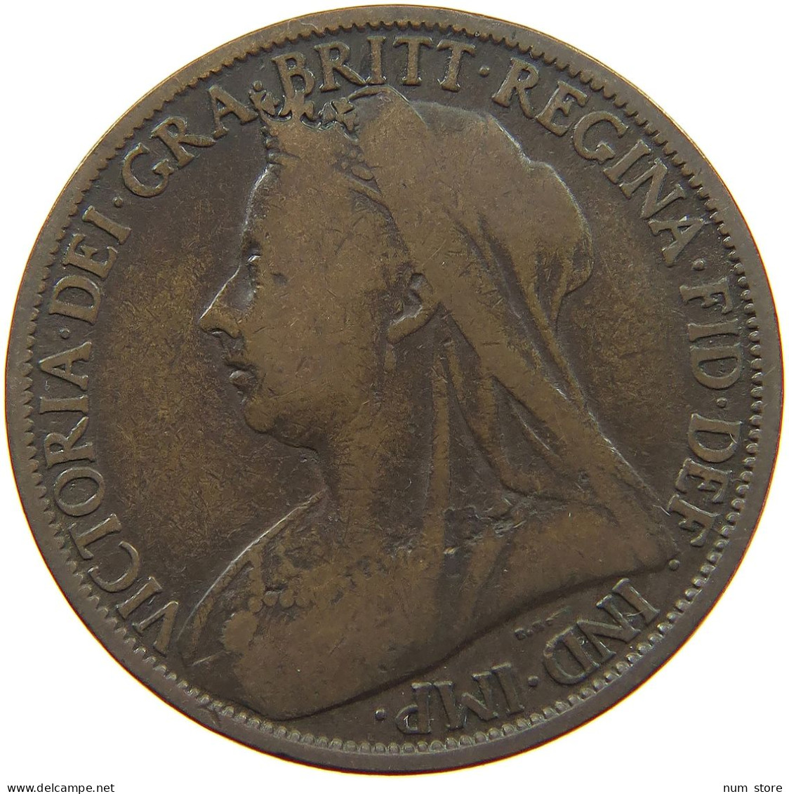 GREAT BRITAIN PENNY 1901 VICTORIA #a007 0305 - D. 1 Penny