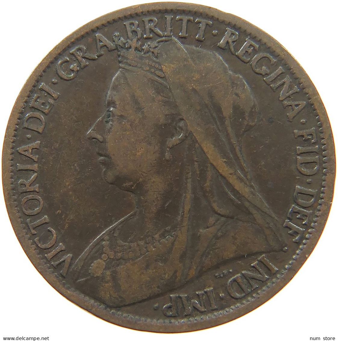 GREAT BRITAIN PENNY 1901 #a041 0281 - D. 1 Penny