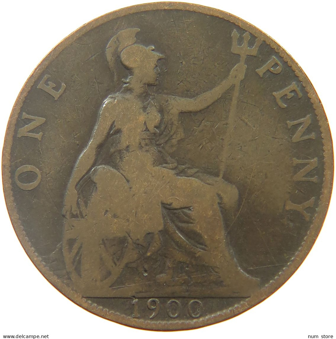 GREAT BRITAIN PENNY 1900 #c071 0421 - D. 1 Penny