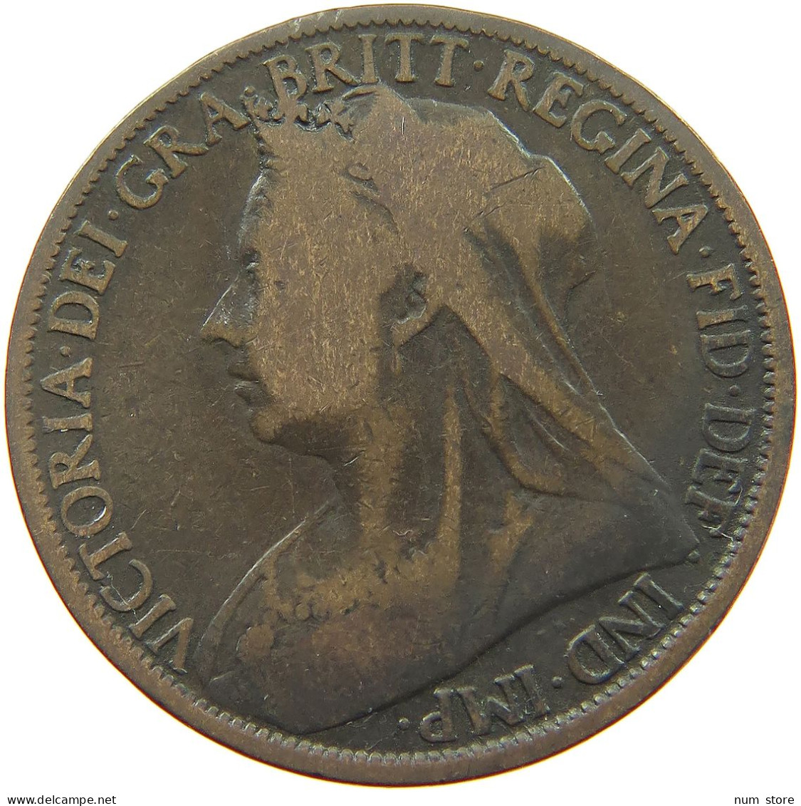 GREAT BRITAIN PENNY 1899 VICTORIA #a007 0309 - D. 1 Penny