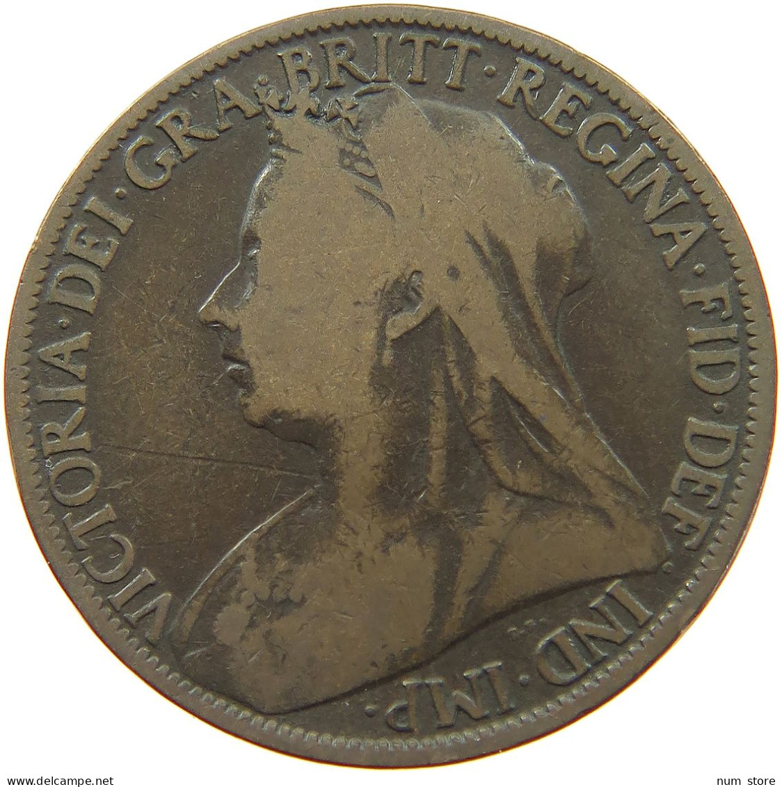 GREAT BRITAIN PENNY 1898 VICTORIA #a007 0307 - D. 1 Penny