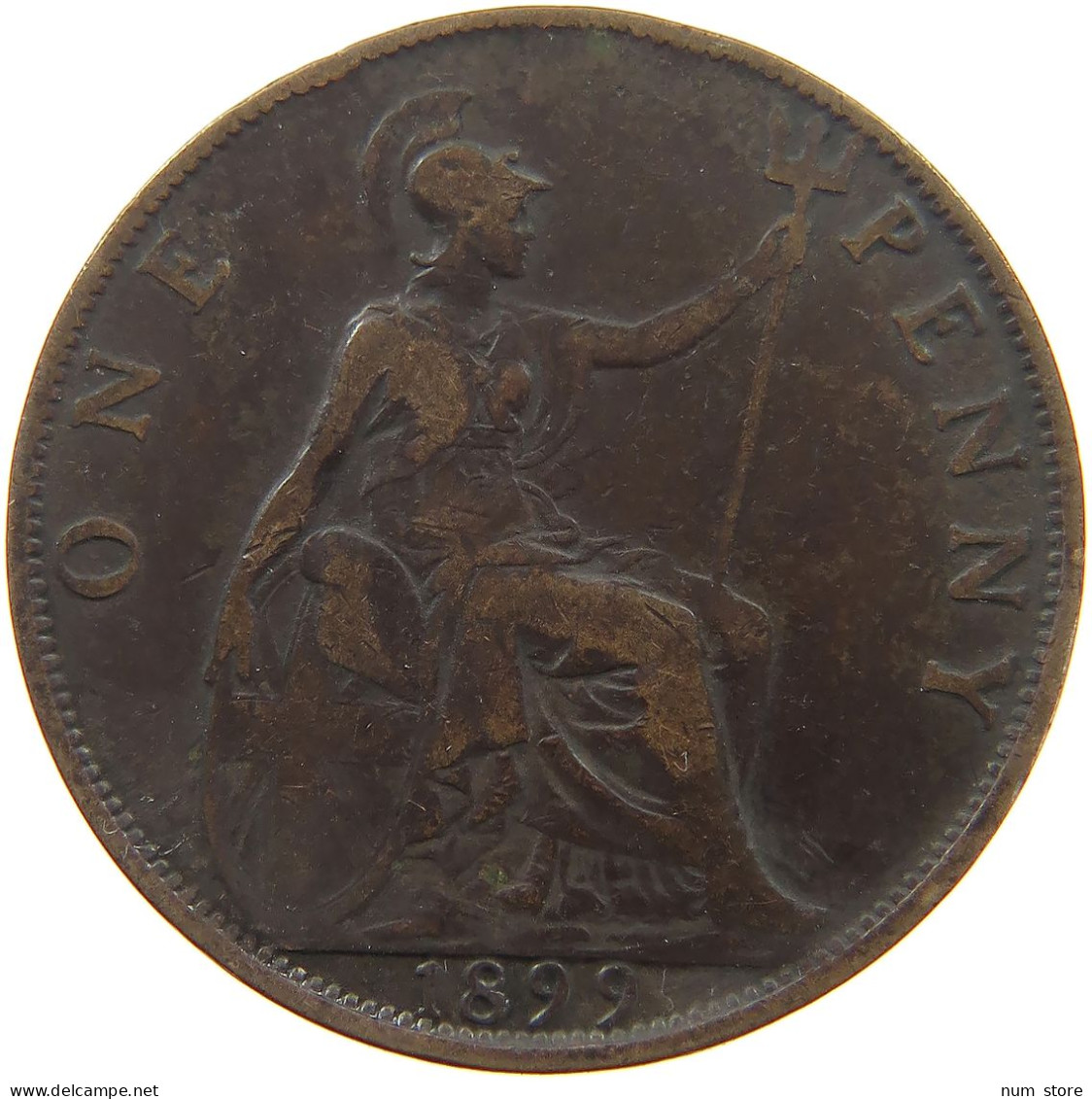 GREAT BRITAIN PENNY 1899 #a041 0283 - D. 1 Penny