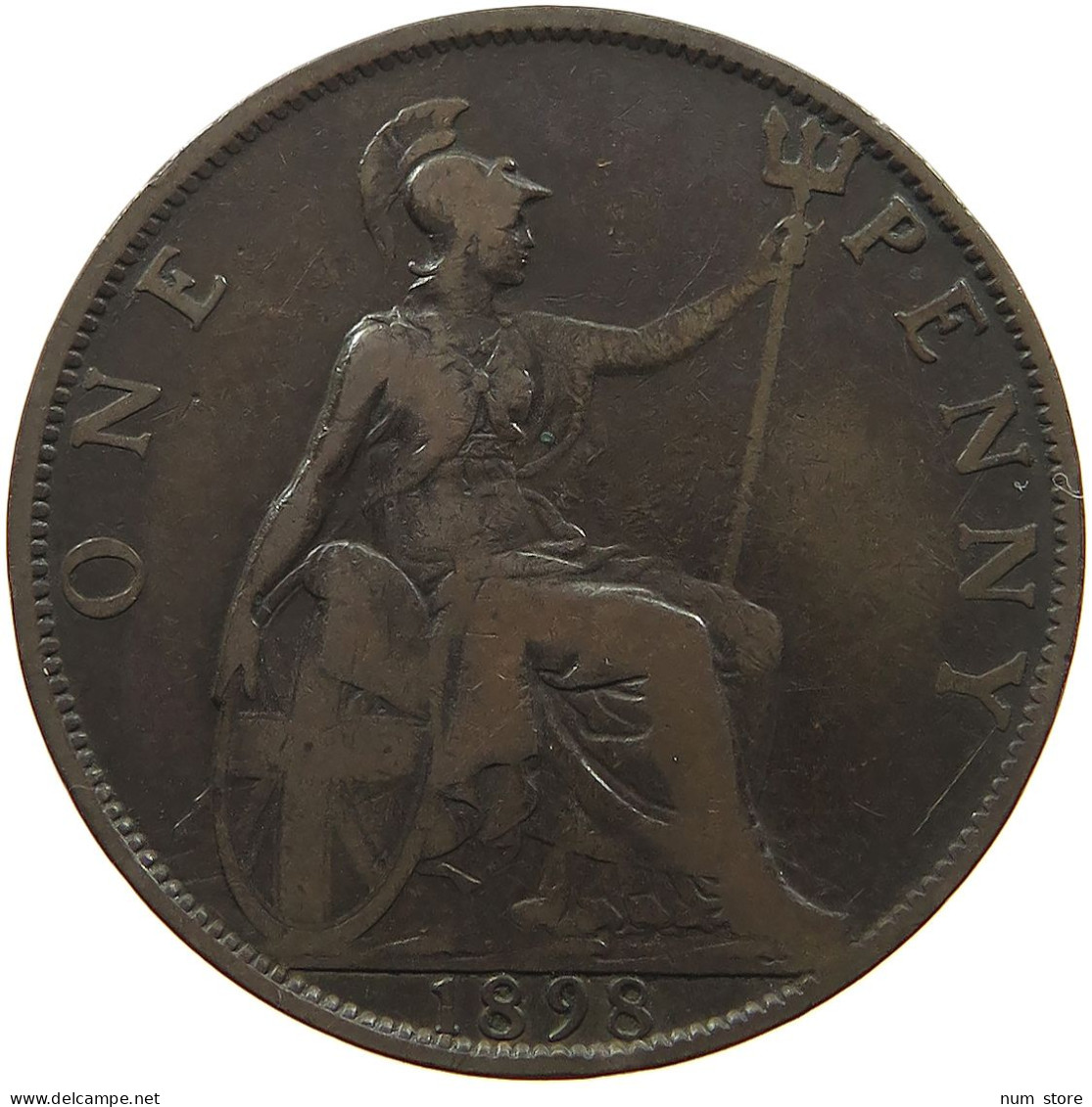 GREAT BRITAIN PENNY 1898 #a039 0557 - D. 1 Penny