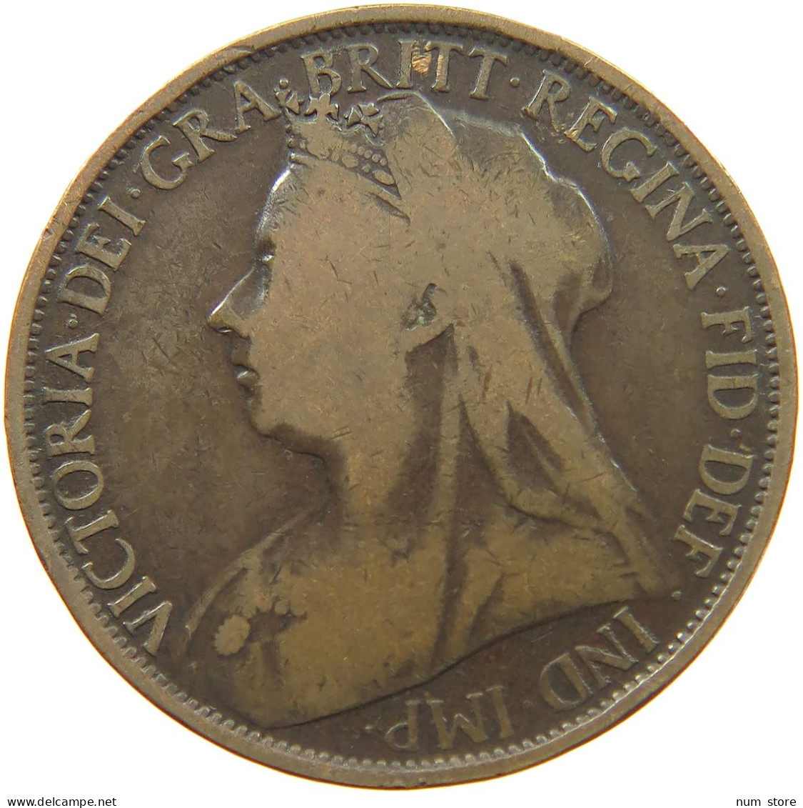 GREAT BRITAIN PENNY 1895 VICTORIA #a058 0057 - D. 1 Penny