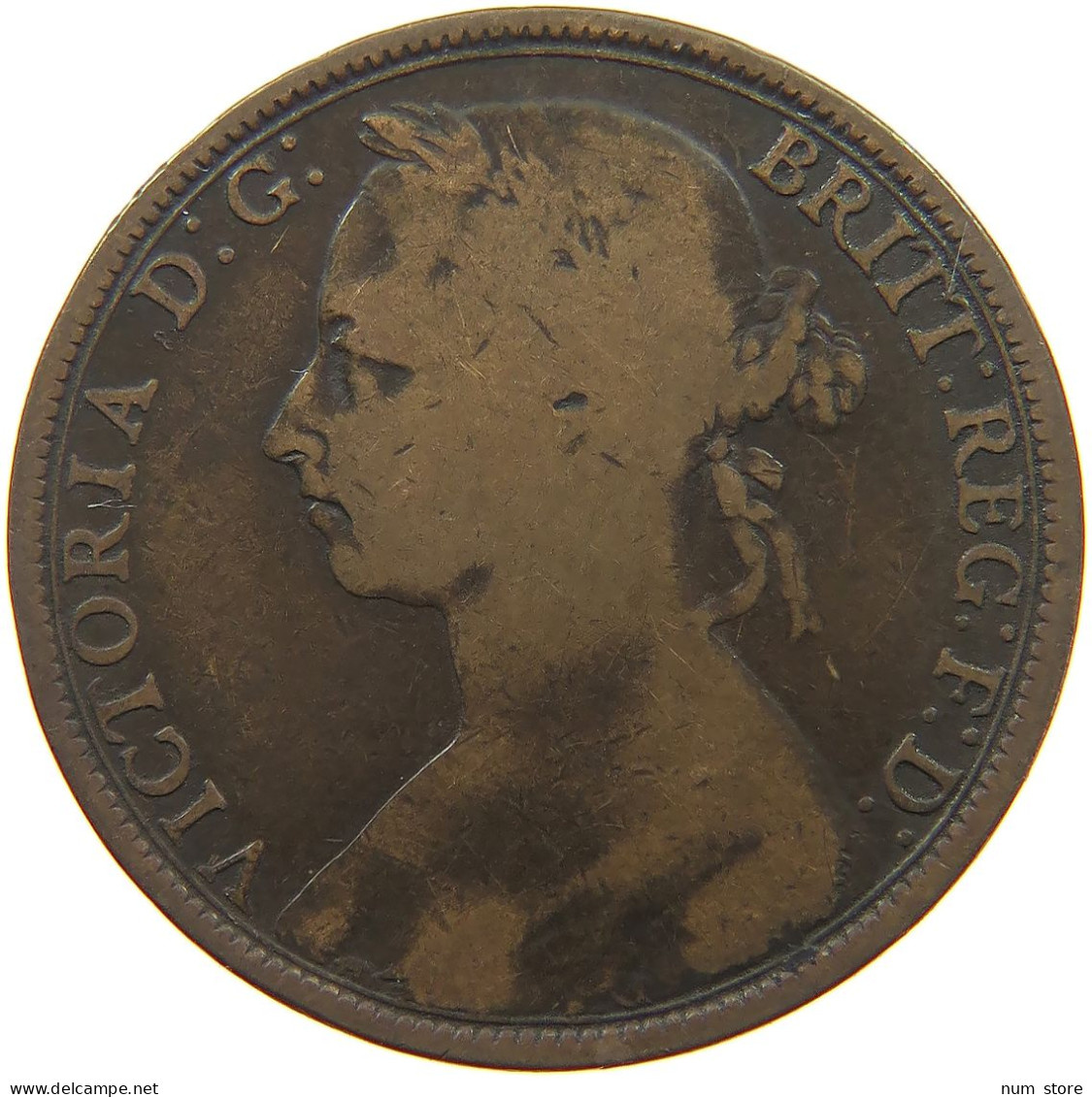 GREAT BRITAIN PENNY 1890 #a041 0249 - D. 1 Penny