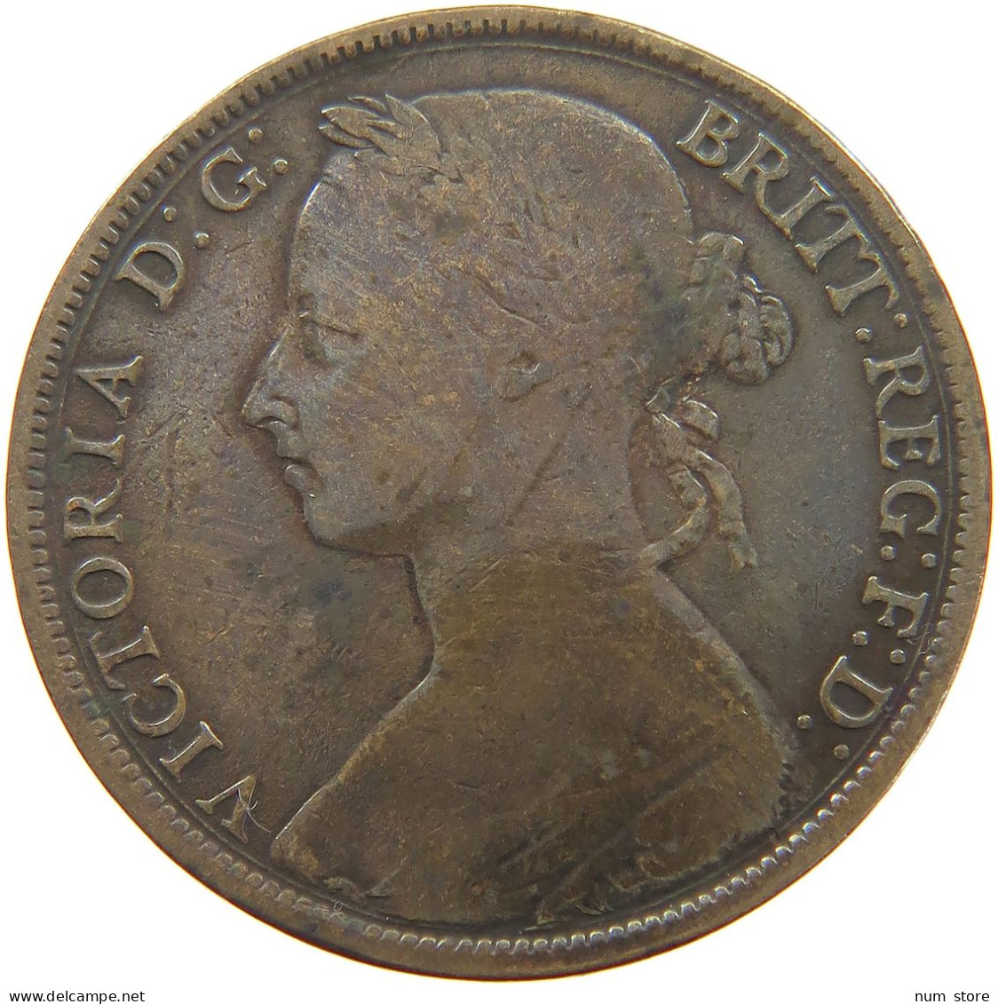 GREAT BRITAIN PENNY 1884 #a084 0127 - D. 1 Penny