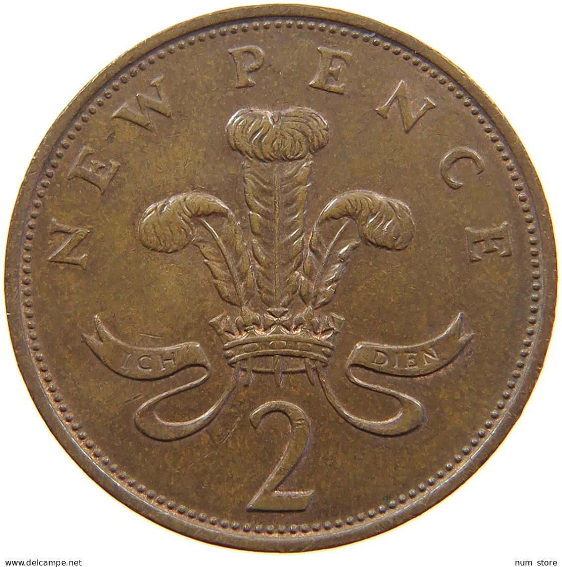 GREAT BRITAIN PENCE 1976 #a066 0191 - 1 Penny & 1 New Penny