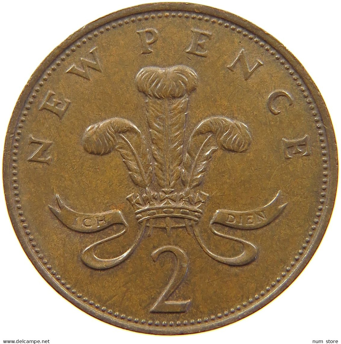 GREAT BRITAIN PENCE 1971 #a066 0183 - 1 Penny & 1 New Penny