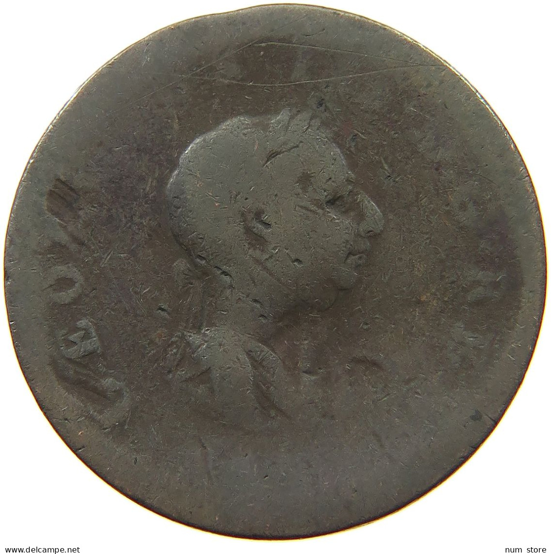 GREAT BRITAIN HALFPENNY GEORGE III. #a009 0243 - B. 1/2 Penny