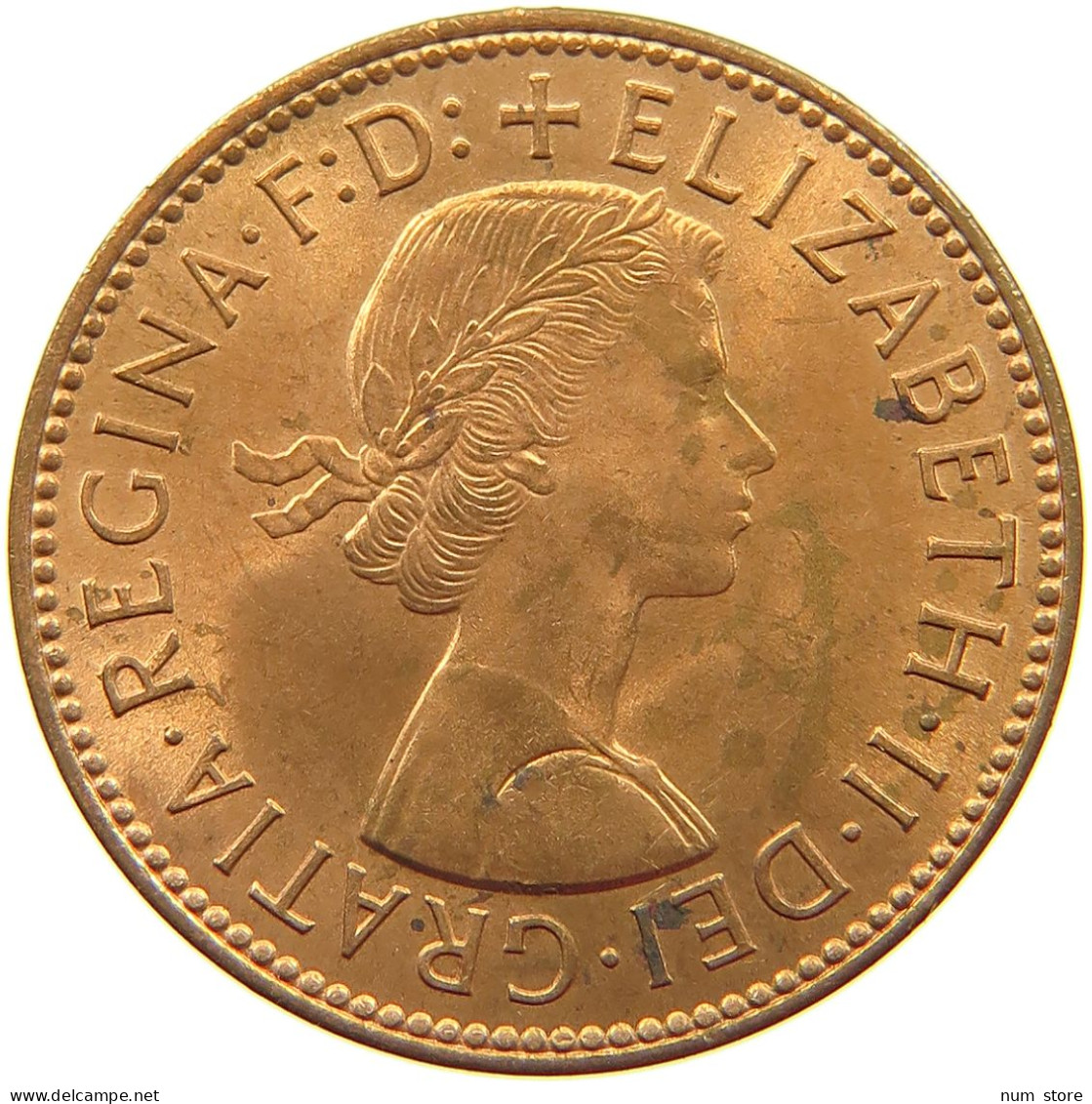 GREAT BRITAIN HALFPENNY 1963 TOP #a039 0353 - C. 1/2 Penny