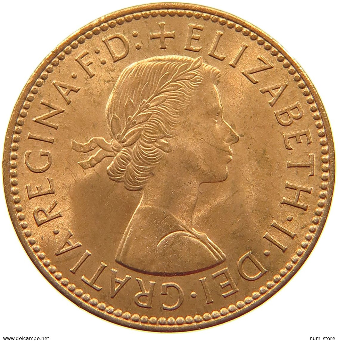 GREAT BRITAIN HALFPENNY 1963 TOP #a039 0355 - C. 1/2 Penny
