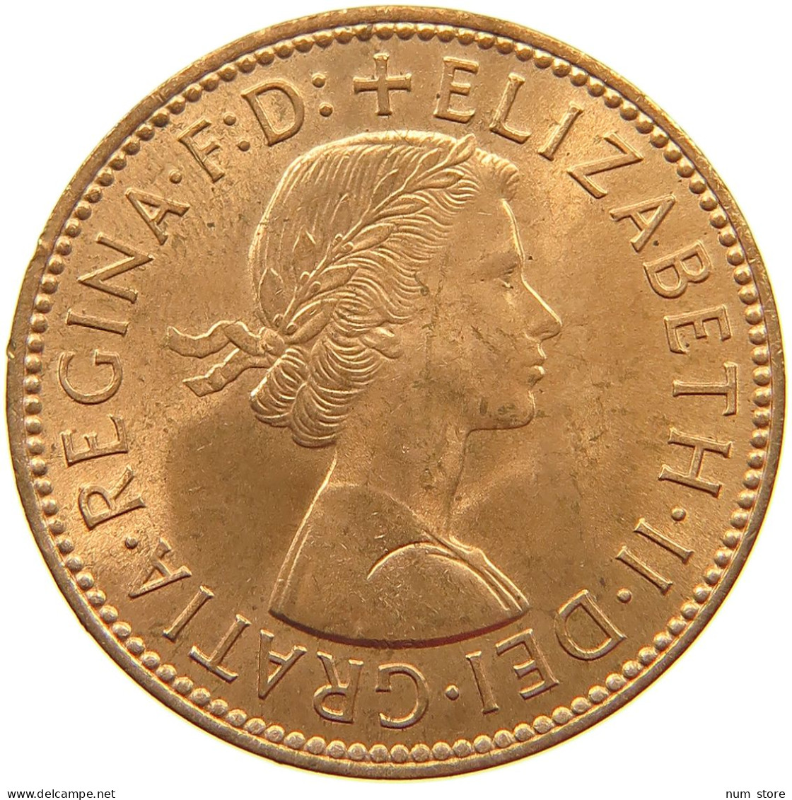 GREAT BRITAIN HALFPENNY 1963 TOP #a039 0363 - C. 1/2 Penny