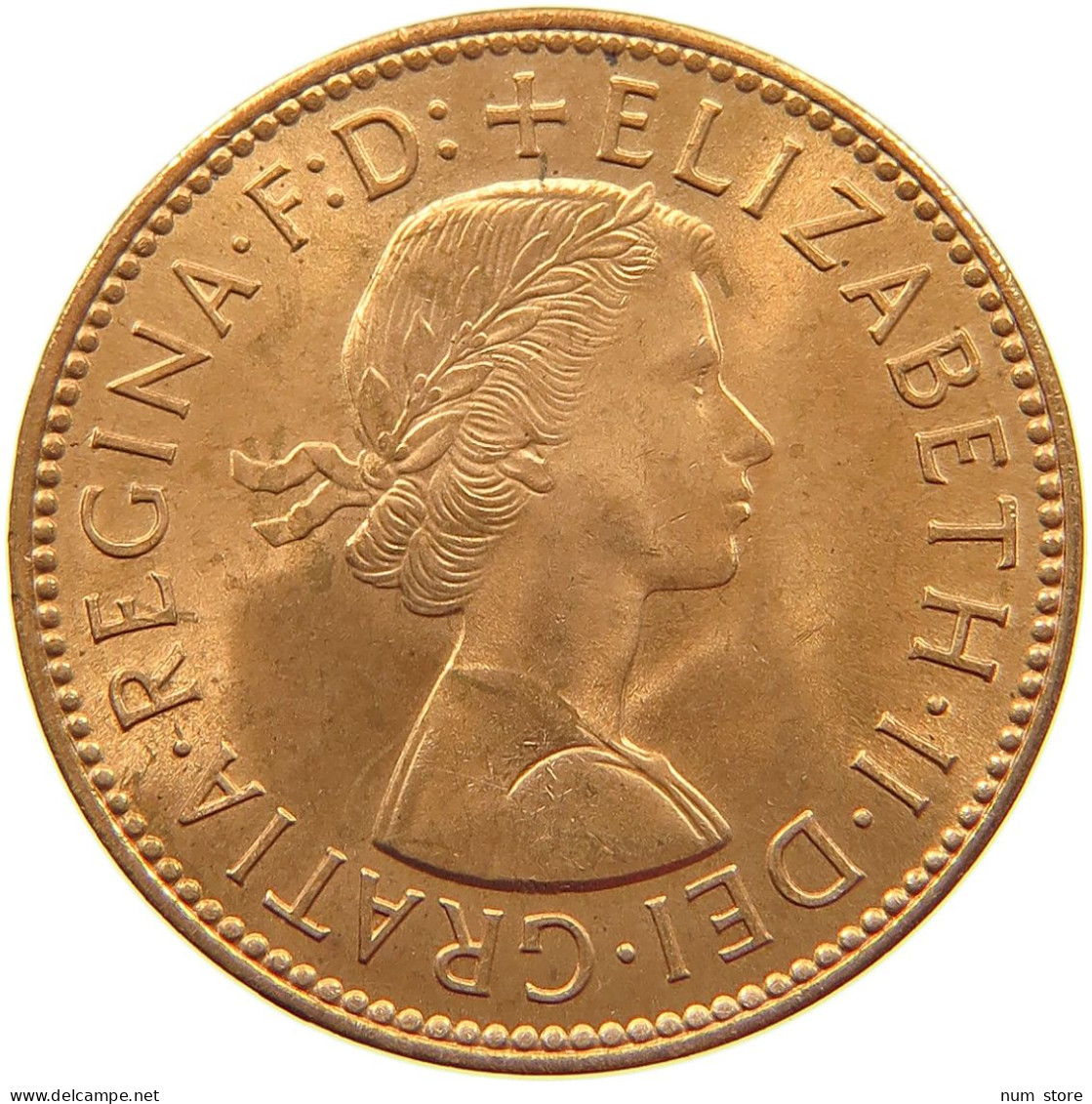 GREAT BRITAIN HALFPENNY 1963 TOP #a039 0365 - C. 1/2 Penny