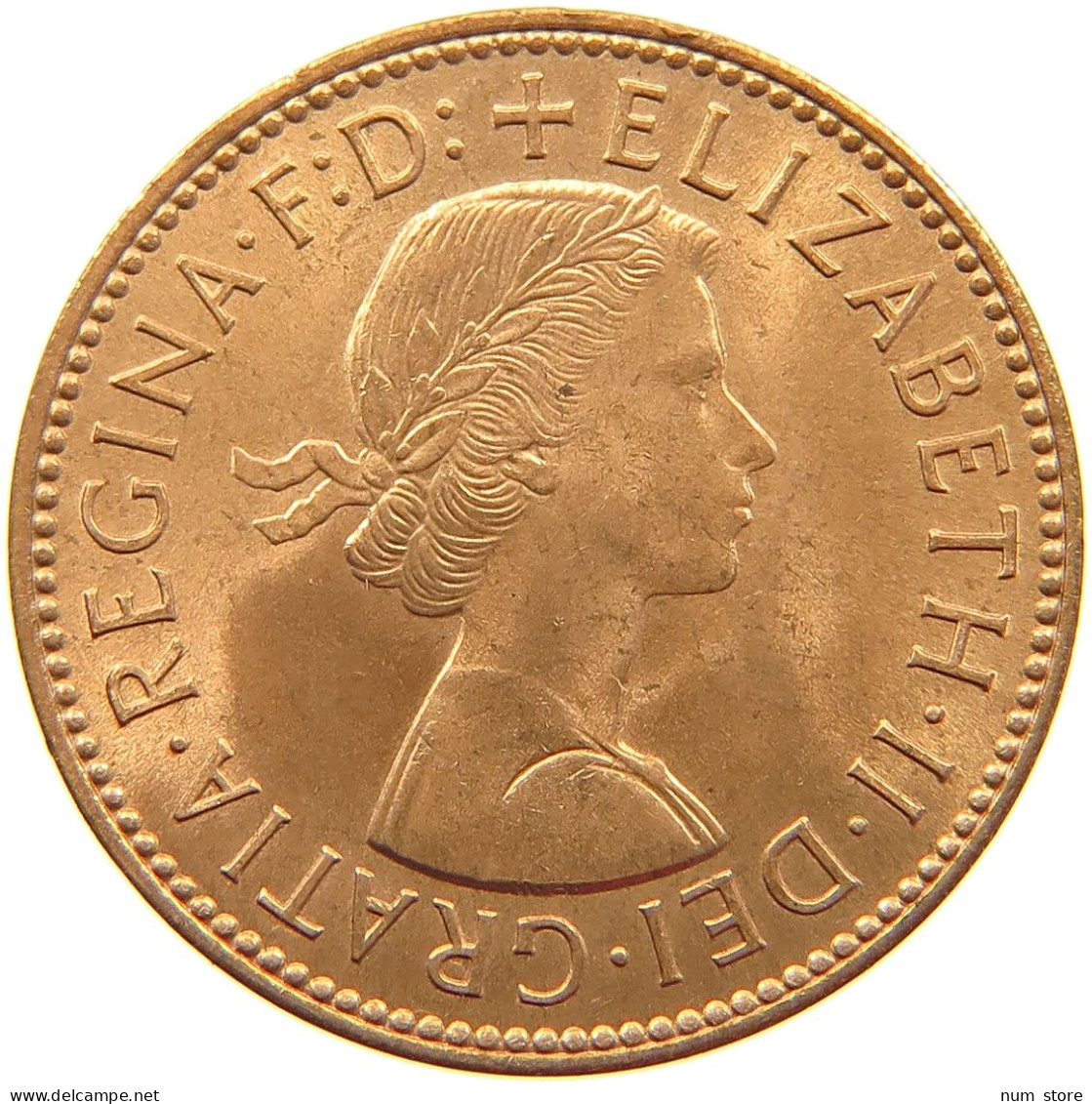 GREAT BRITAIN HALFPENNY 1963 TOP #a039 0349 - C. 1/2 Penny