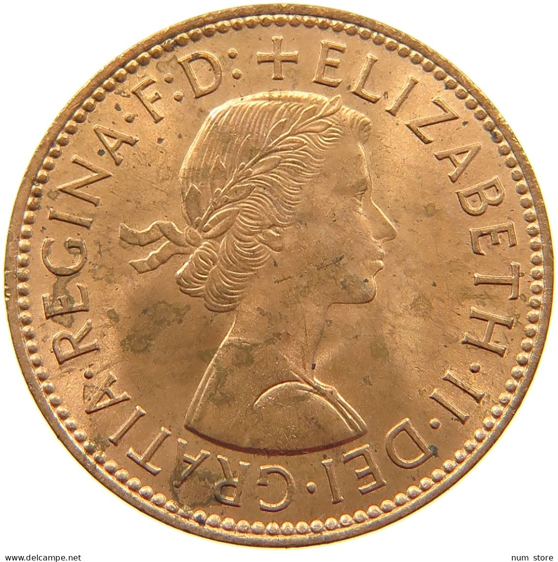 GREAT BRITAIN HALFPENNY 1963 TOP #a039 0351 - C. 1/2 Penny