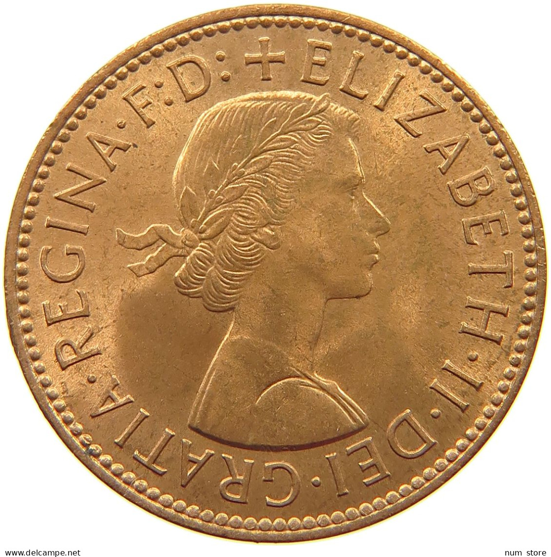 GREAT BRITAIN HALFPENNY 1963 TOP #a039 0343 - C. 1/2 Penny