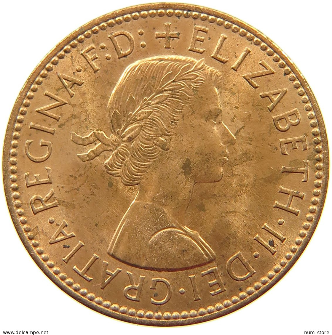 GREAT BRITAIN HALFPENNY 1963 TOP #a039 0339 - C. 1/2 Penny