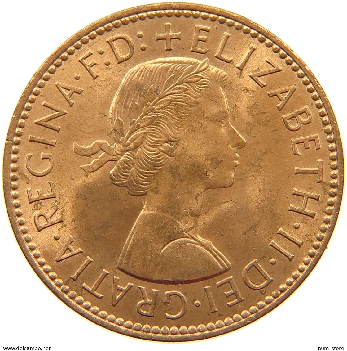 GREAT BRITAIN HALFPENNY 1963 TOP #a039 0329 - C. 1/2 Penny