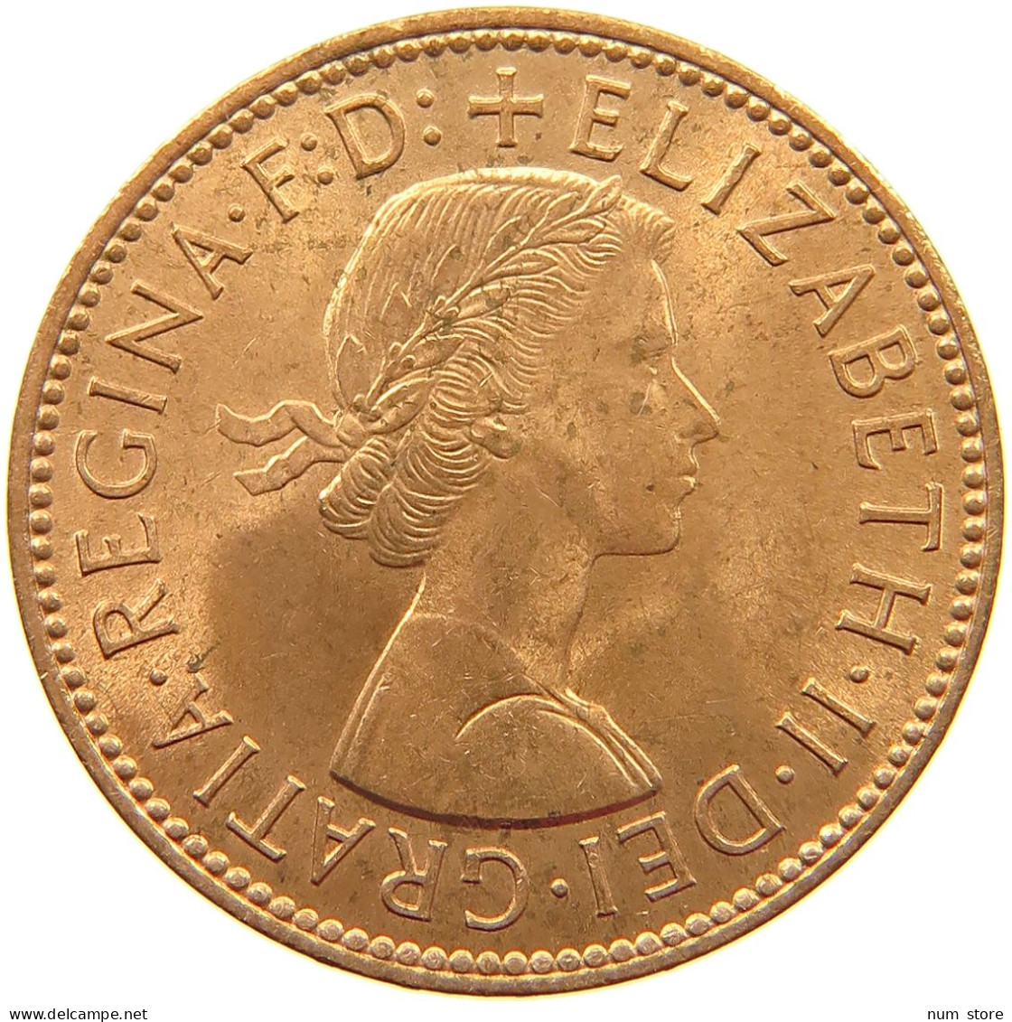 GREAT BRITAIN HALFPENNY 1963 TOP #a039 0327 - C. 1/2 Penny