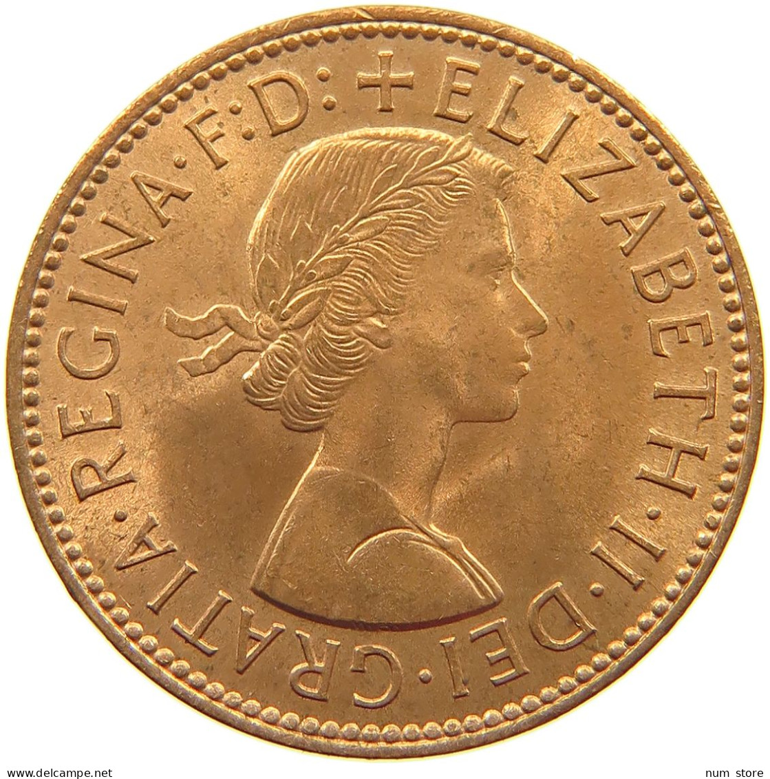 GREAT BRITAIN HALFPENNY 1963 TOP #a039 0305 - C. 1/2 Penny