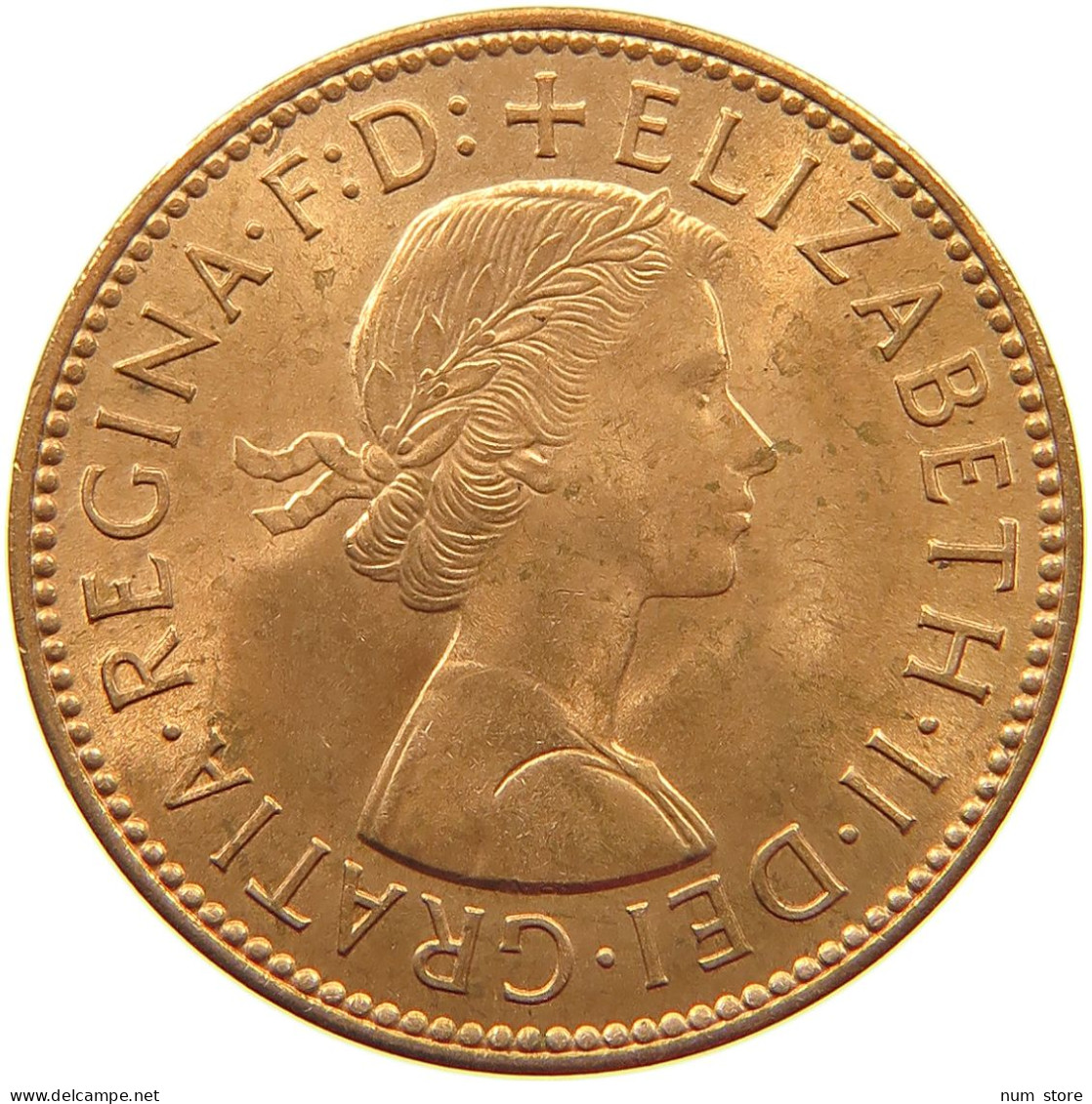GREAT BRITAIN HALFPENNY 1963 TOP #a039 0317 - C. 1/2 Penny
