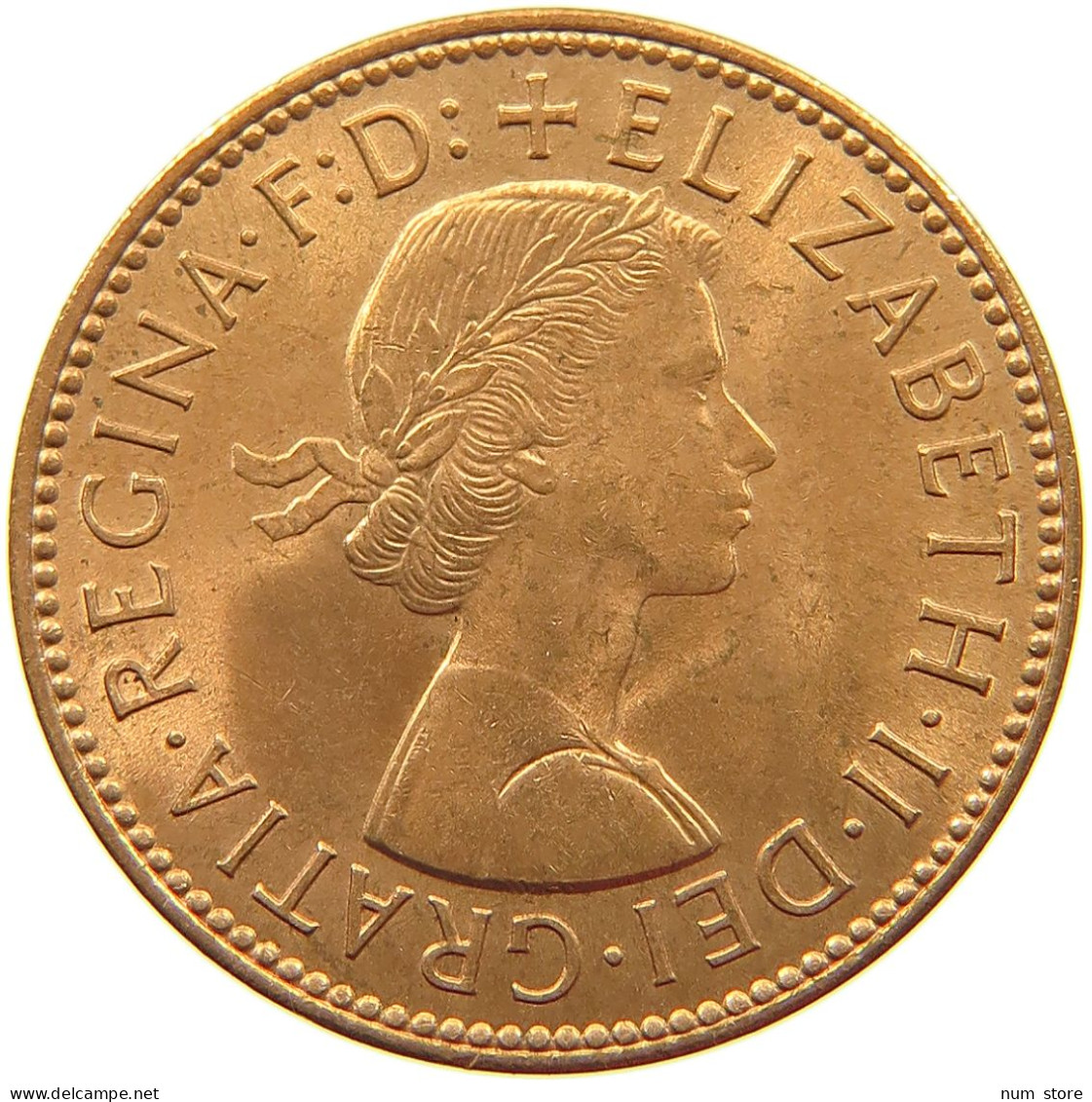 GREAT BRITAIN HALFPENNY 1963 TOP #a039 0315 - C. 1/2 Penny