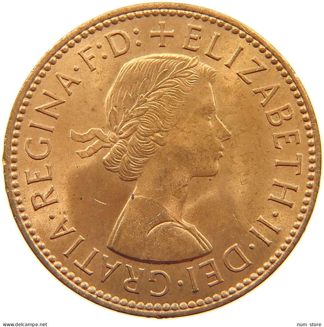 GREAT BRITAIN HALFPENNY 1963 TOP #a039 0309 - C. 1/2 Penny