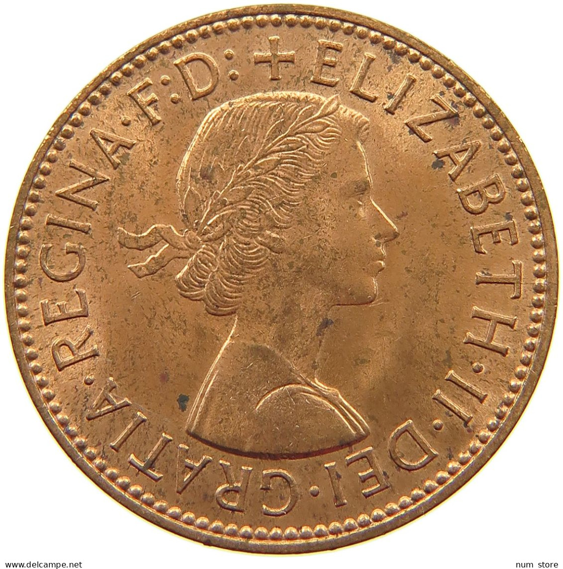 GREAT BRITAIN HALFPENNY 1963 TOP #a039 0301 - C. 1/2 Penny