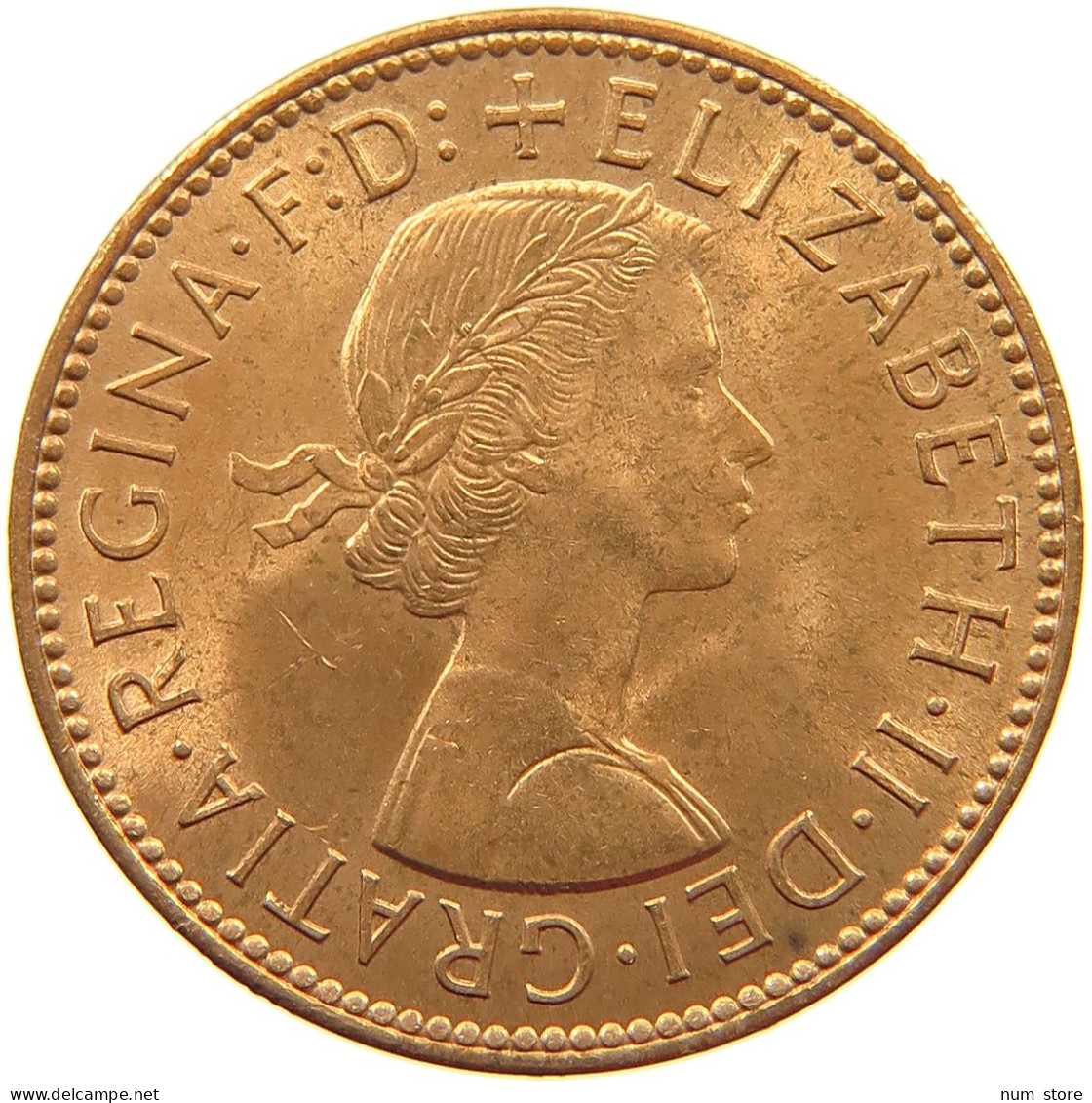 GREAT BRITAIN HALFPENNY 1963 TOP #a039 0295 - C. 1/2 Penny