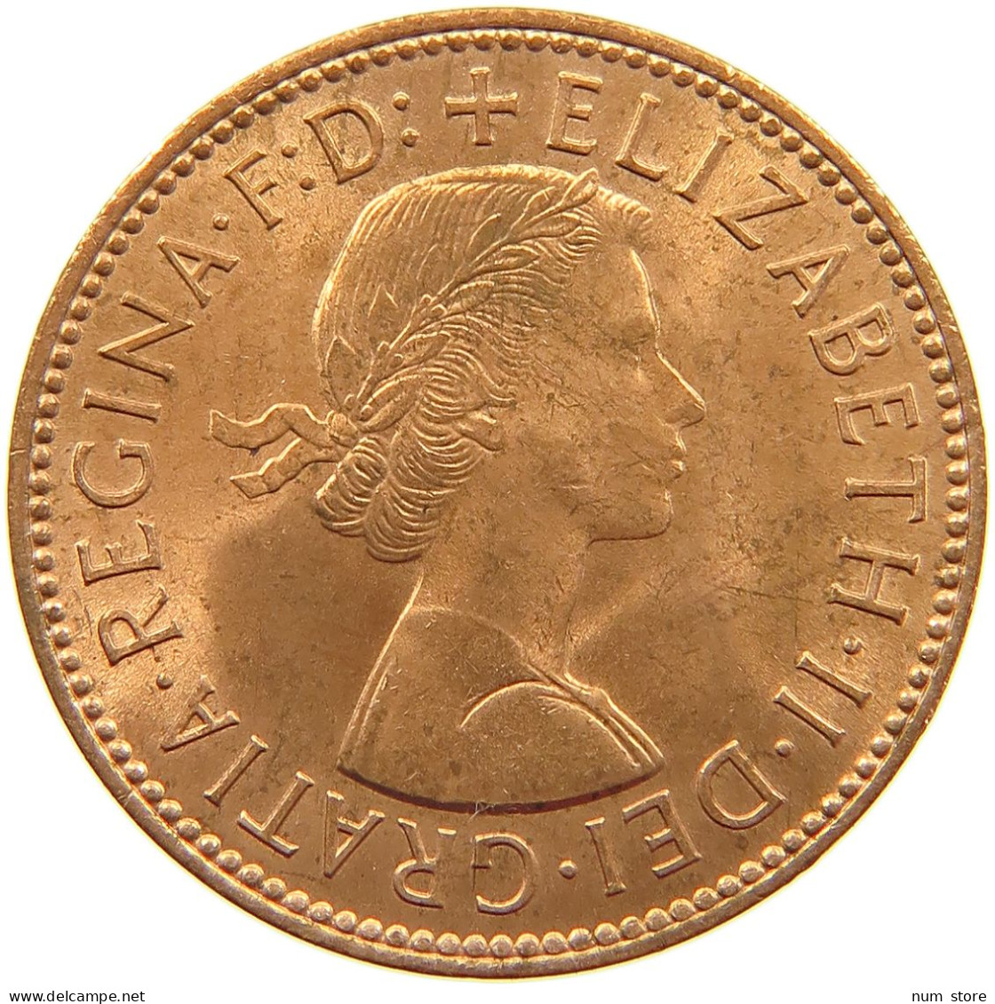 GREAT BRITAIN HALFPENNY 1963 TOP #a039 0277 - C. 1/2 Penny