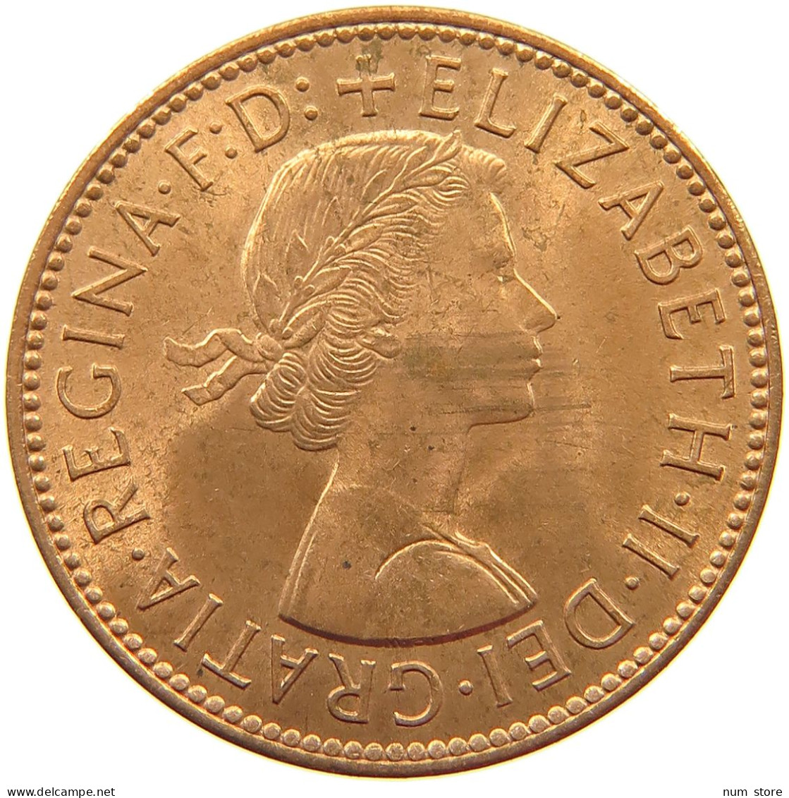 GREAT BRITAIN HALFPENNY 1963 TOP #a039 0285 - C. 1/2 Penny