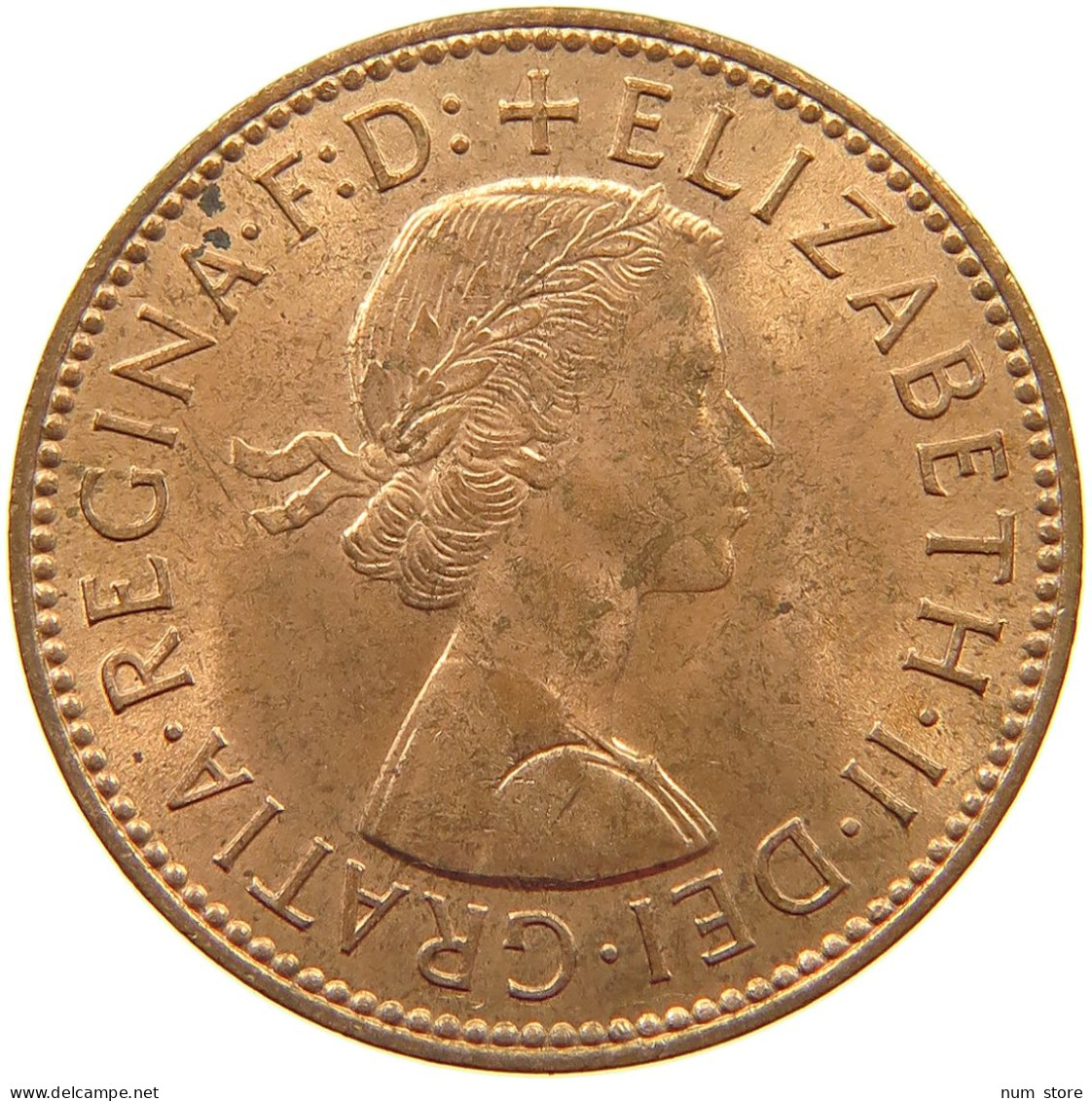 GREAT BRITAIN HALFPENNY 1963 TOP #a039 0283 - C. 1/2 Penny