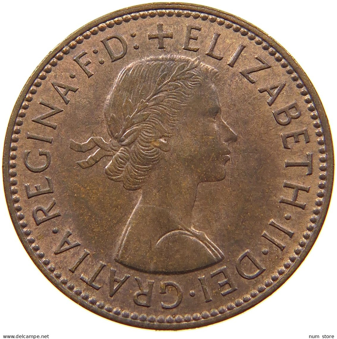 GREAT BRITAIN HALFPENNY 1963 TOP #a011 0359 - C. 1/2 Penny