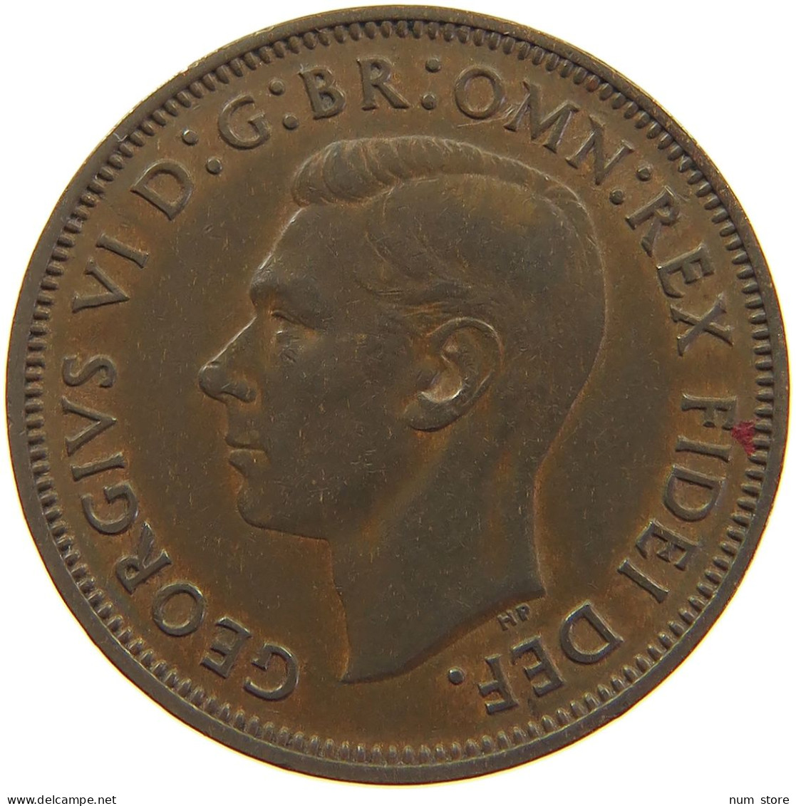 GREAT BRITAIN HALFPENNY 1950 #a062 0481 - C. 1/2 Penny