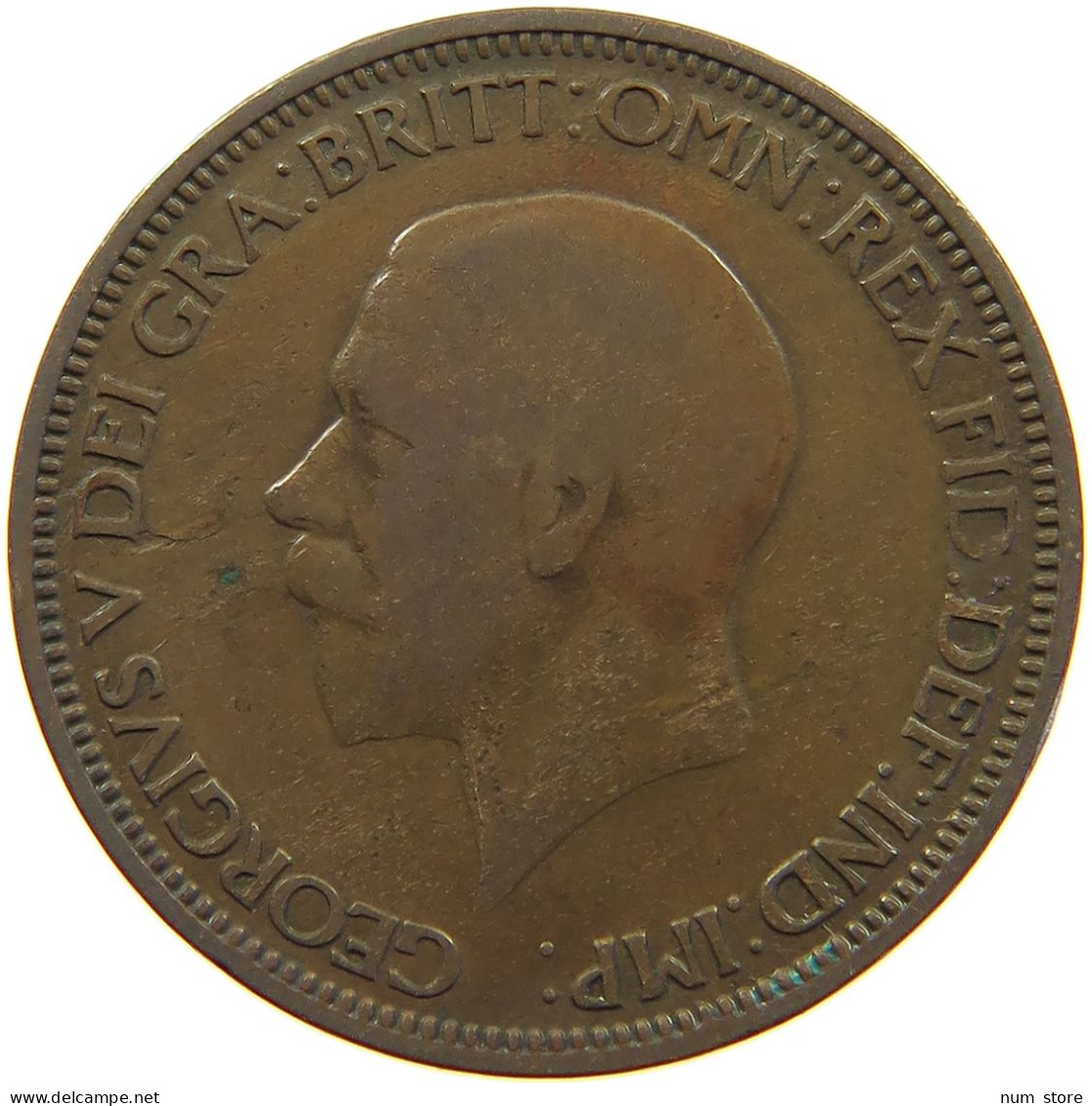 GREAT BRITAIN HALFPENNY 1934 #a066 0247 - C. 1/2 Penny