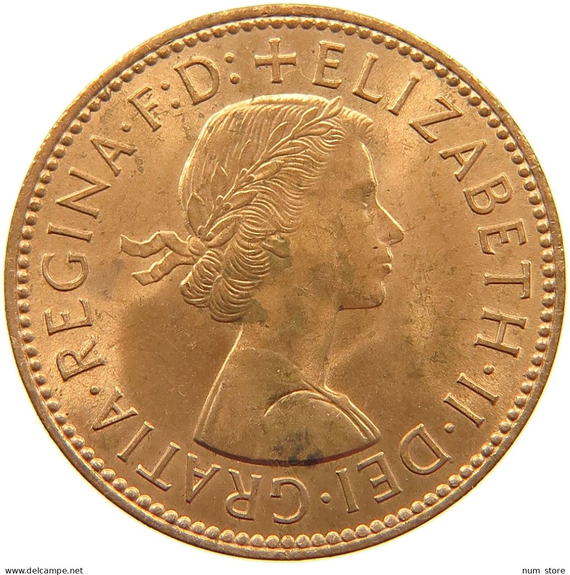 GREAT BRITAIN HALFPENNY 1963 TOP #a039 0289 - C. 1/2 Penny