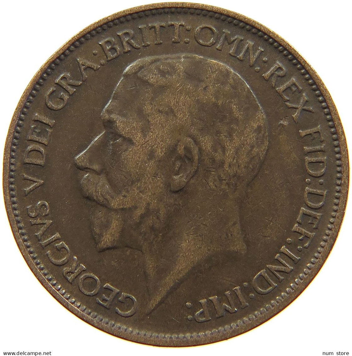 GREAT BRITAIN HALFPENNY 1918 #a066 0253 - C. 1/2 Penny