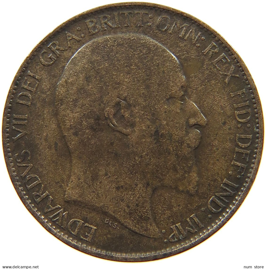 GREAT BRITAIN HALFPENNY 1907 #a058 0089 - C. 1/2 Penny