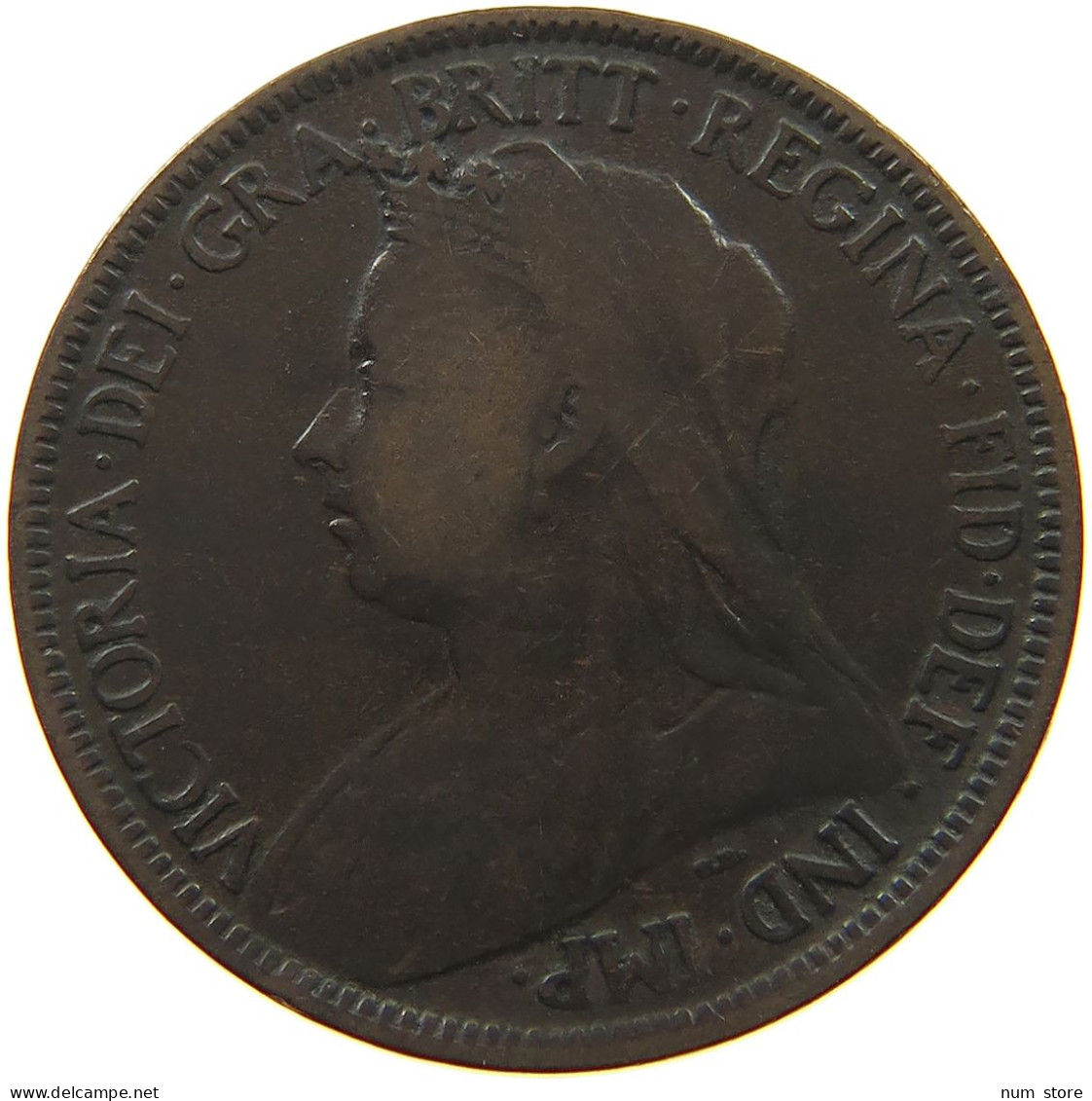 GREAT BRITAIN HALFPENNY 1901 VICTORIA #a031 0117 - C. 1/2 Penny