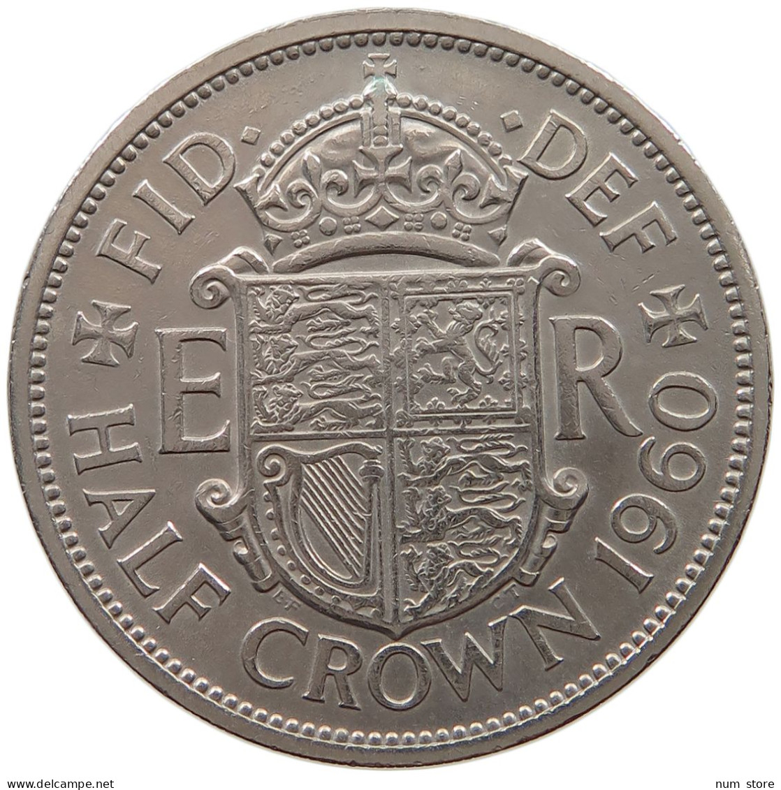 GREAT BRITAIN HALFCROWN 1960 #a079 0039 - J. 1 Florin / 2 Schillings