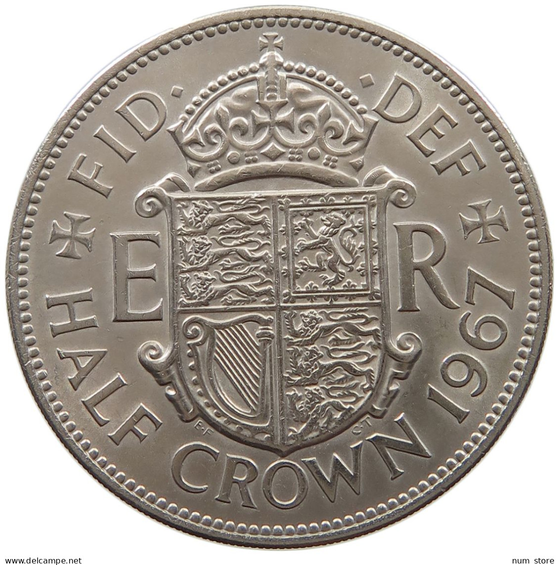 GREAT BRITAIN HALFCROWN 1967 #a071 0655 - J. 1 Florin / 2 Schillings