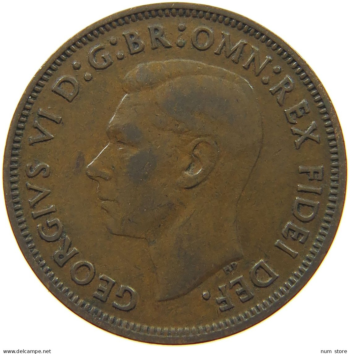 GREAT BRITAIN HALF PENNY 1951 #c010 0069 - C. 1/2 Penny