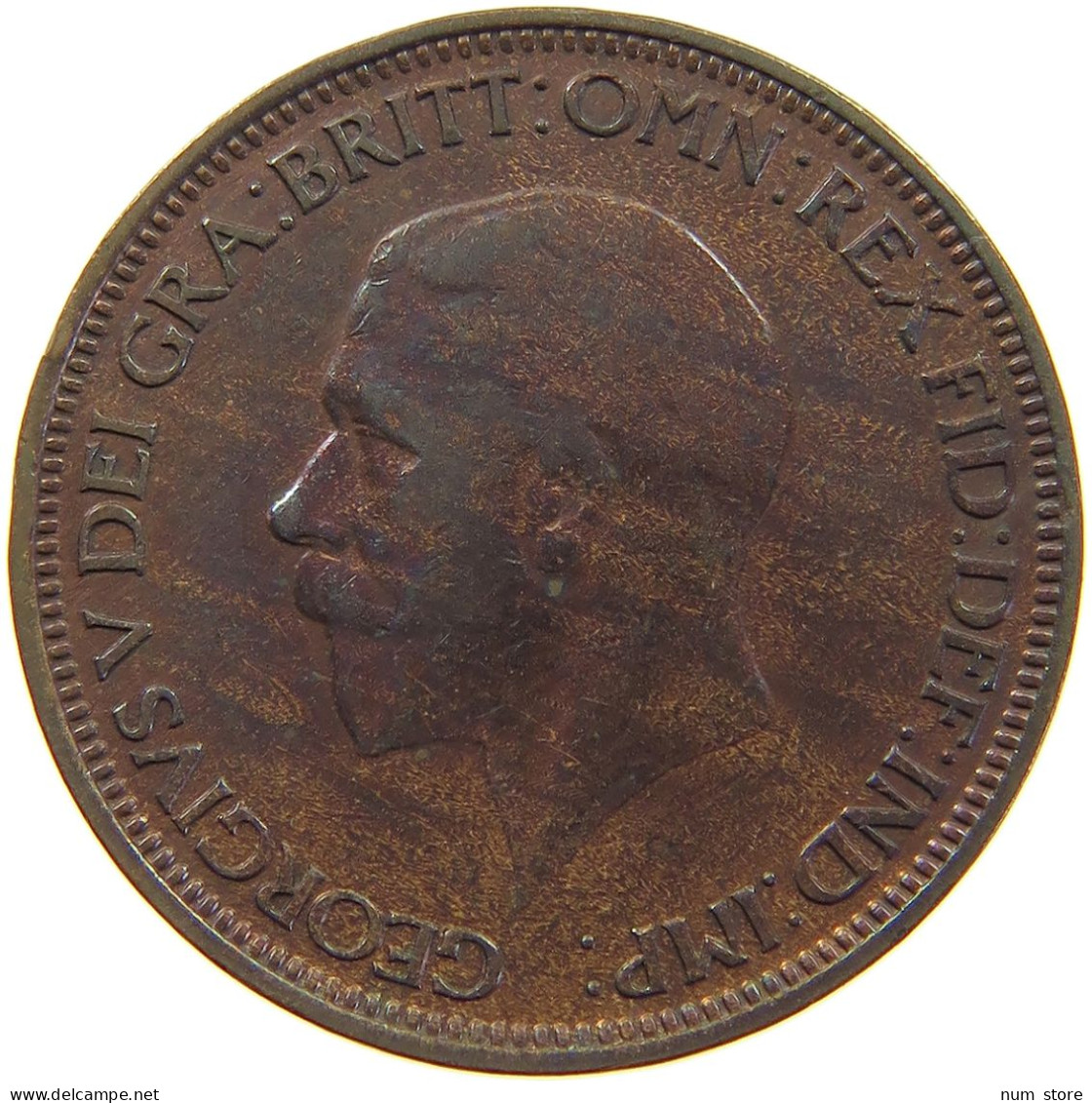 GREAT BRITAIN HALF PENNY 1928 #c061 0039 - C. 1/2 Penny
