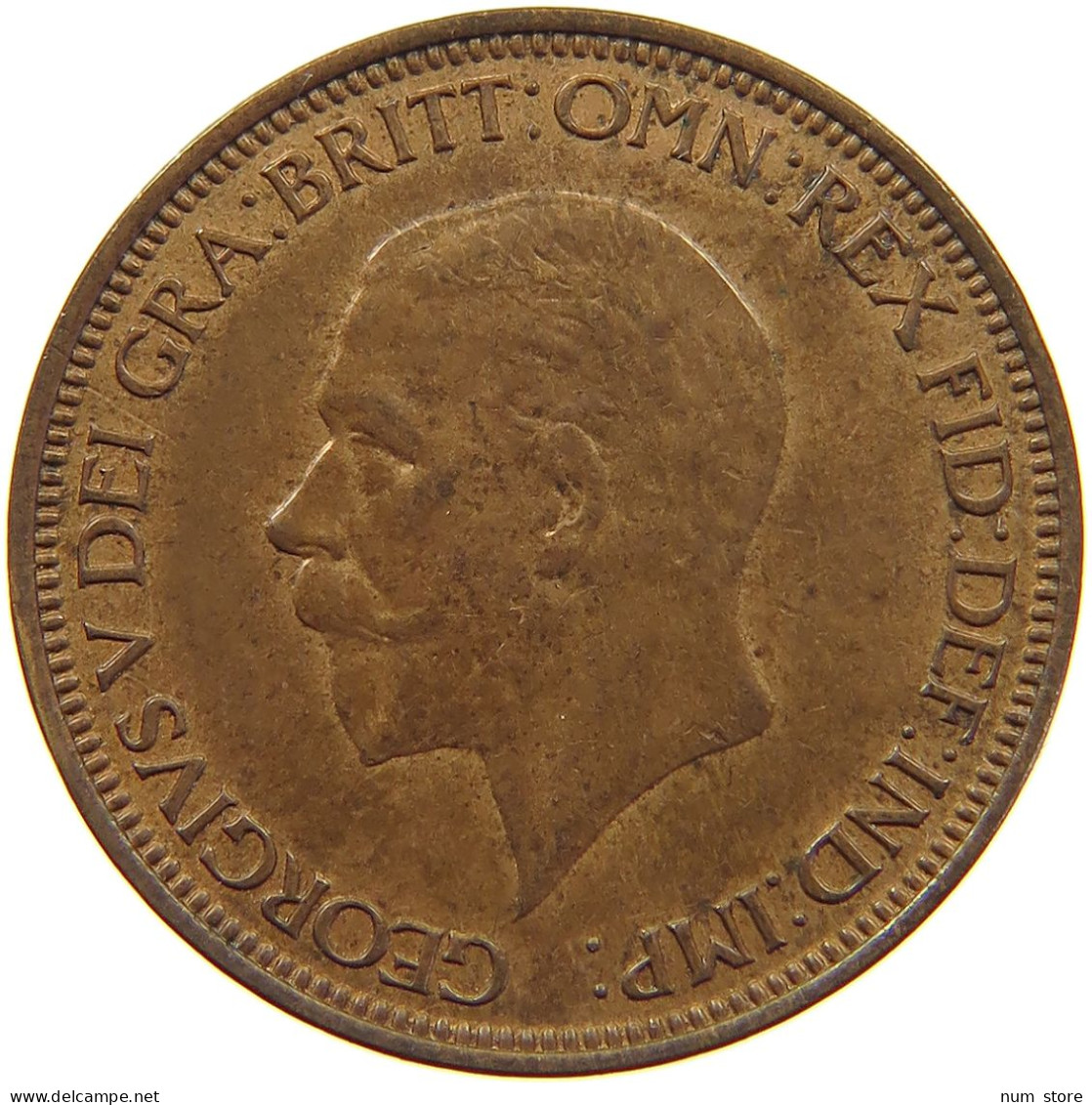 GREAT BRITAIN HALF PENNY 1936 GEORGE V. #c020 0357 - C. 1/2 Penny