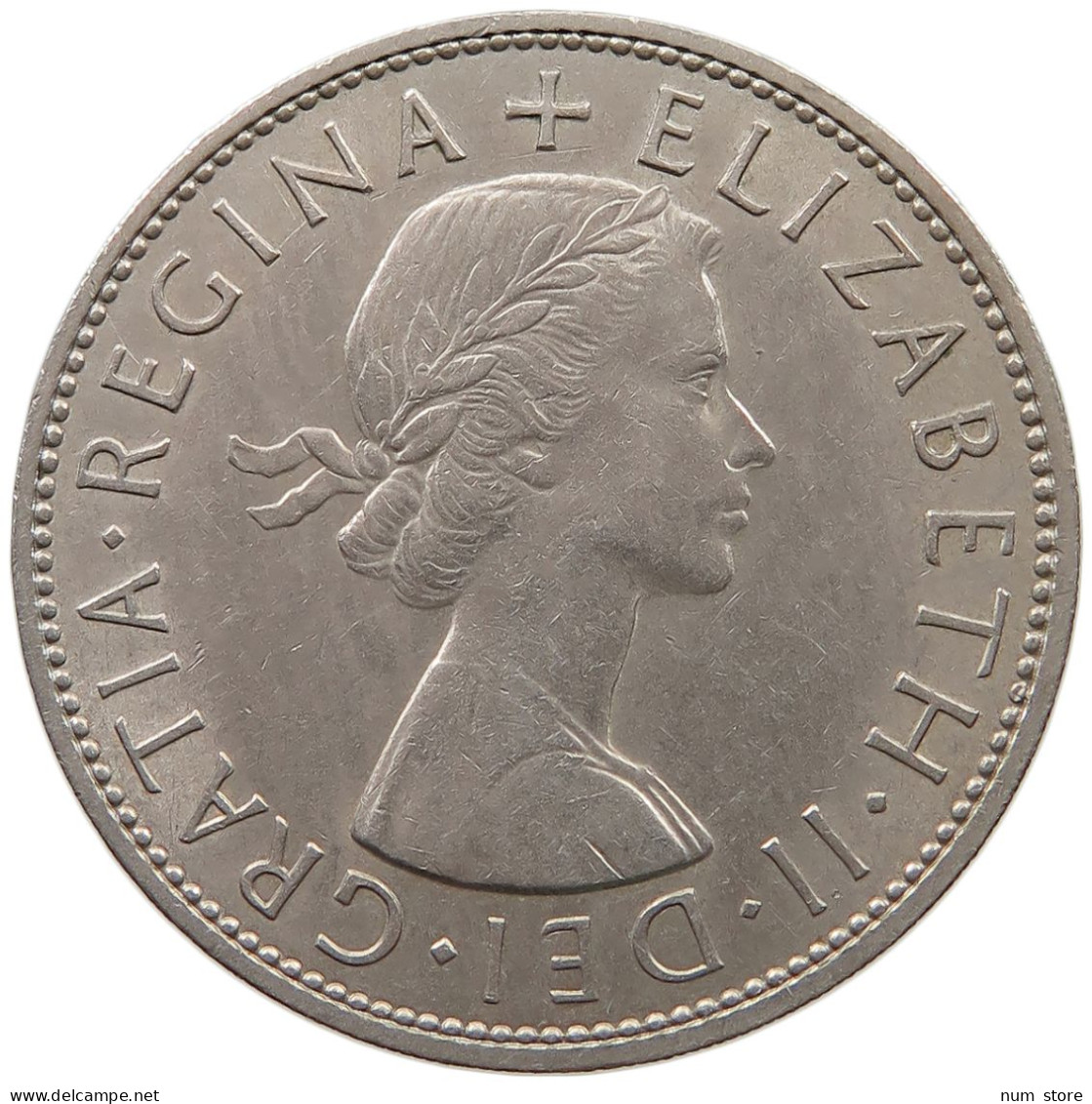 GREAT BRITAIN HALF CROWN 1966 #s060 0789 - K. 1/2 Crown