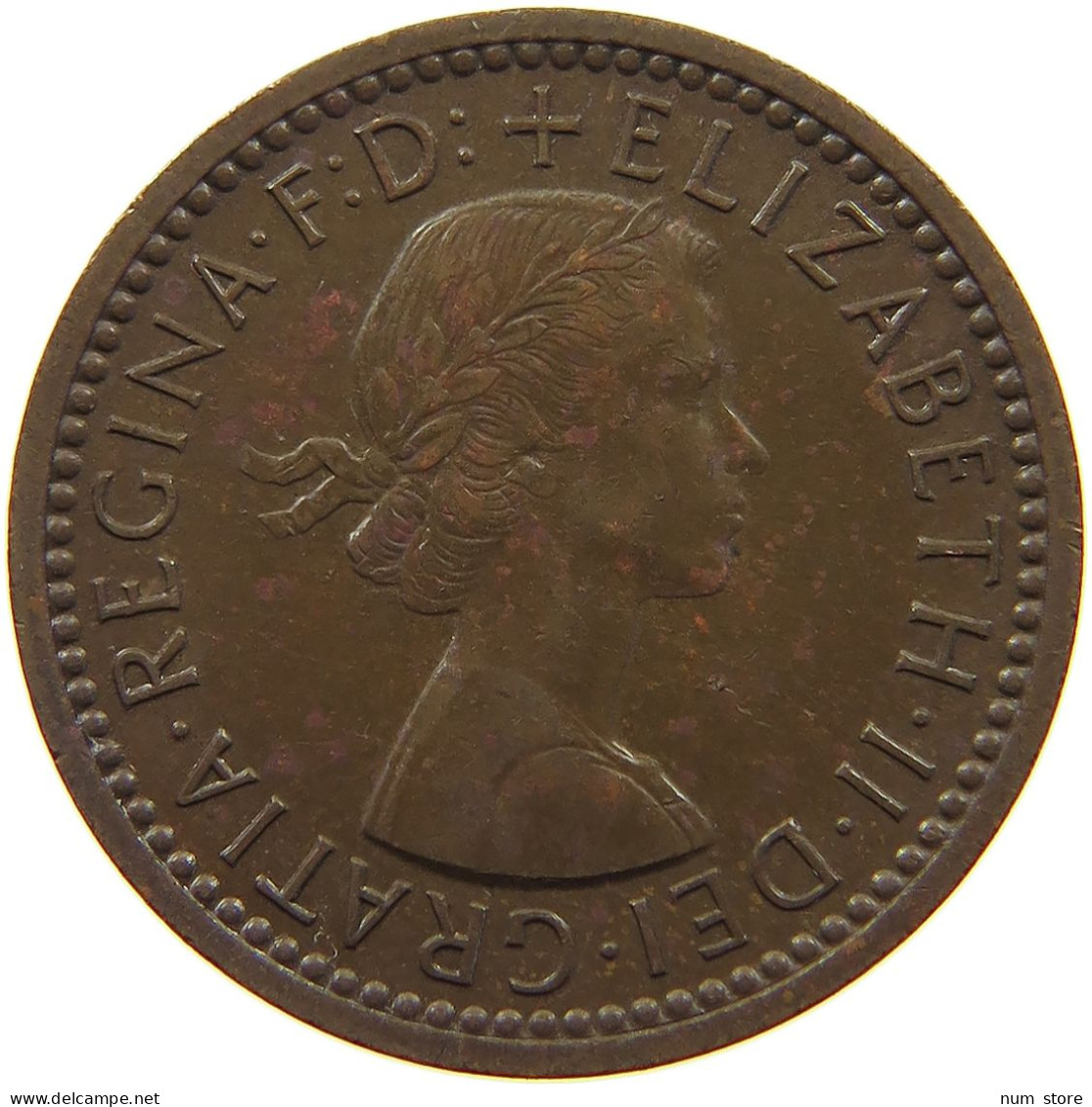 GREAT BRITAIN FARTHING 1954 #a067 0015 - B. 1 Farthing