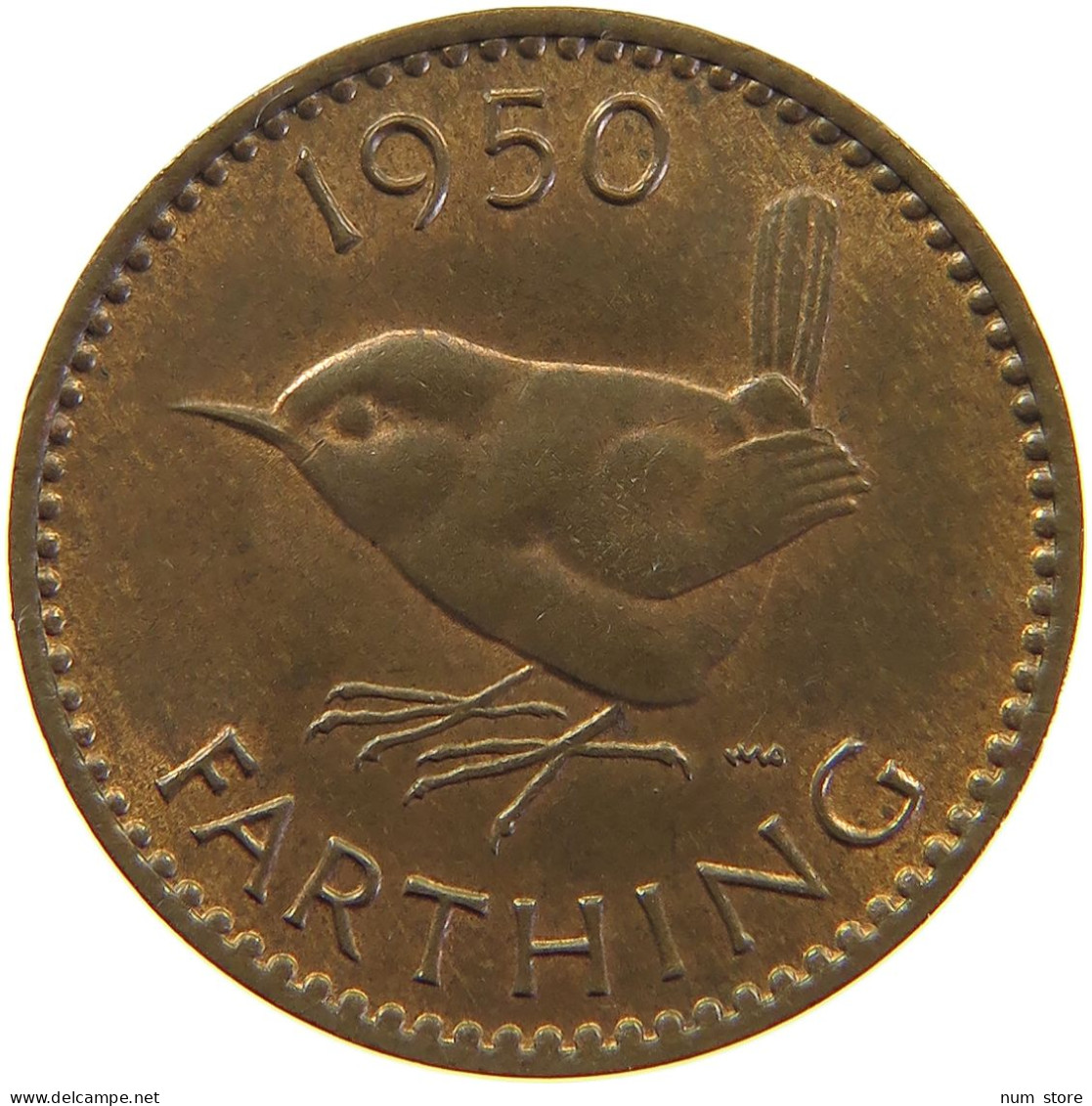 GREAT BRITAIN FARTHING 1950 #c063 0149 - B. 1 Farthing