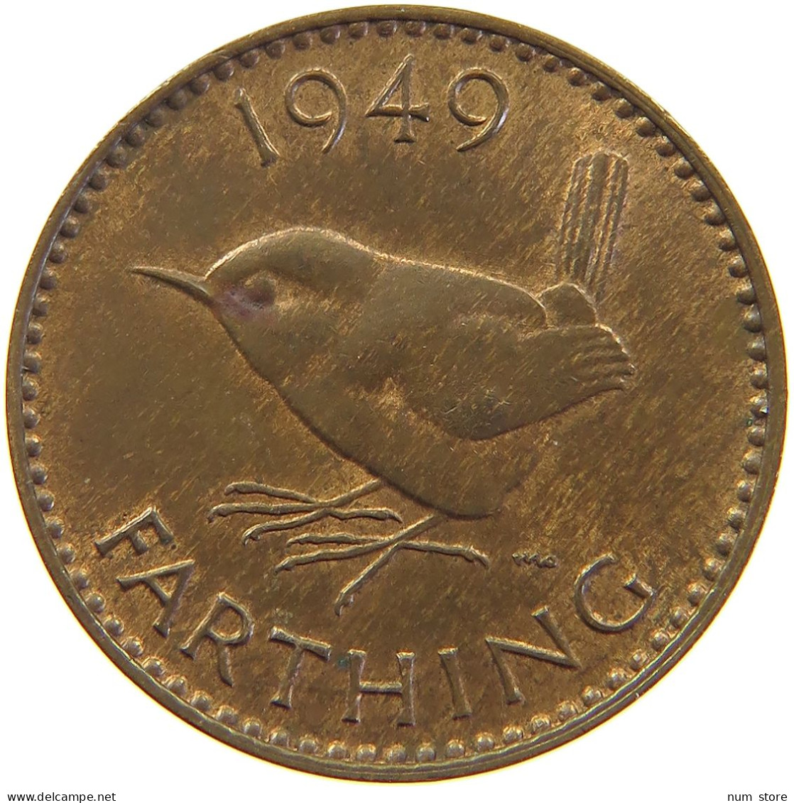 GREAT BRITAIN FARTHING 1949 #c063 0139 - B. 1 Farthing