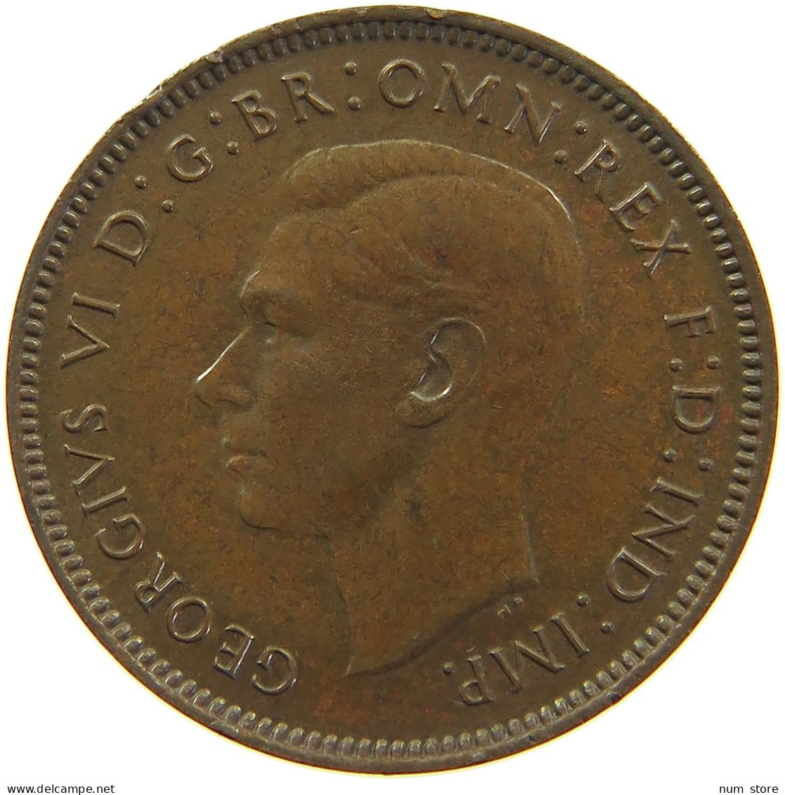 GREAT BRITAIN FARTHING 1947 #a062 0771 - B. 1 Farthing