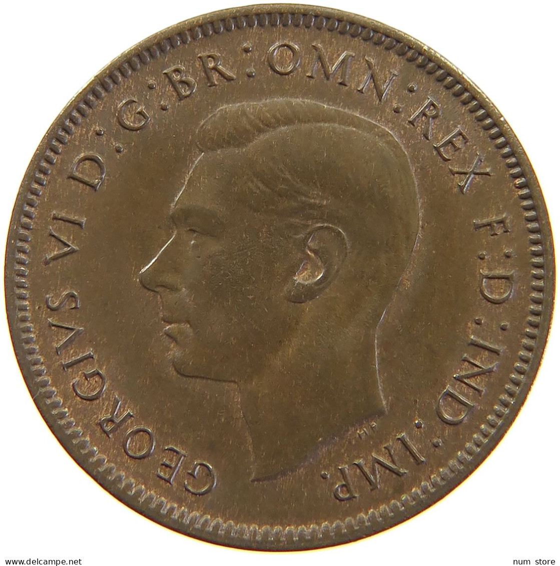 GREAT BRITAIN FARTHING 1946 TOP #a066 0833 - B. 1 Farthing